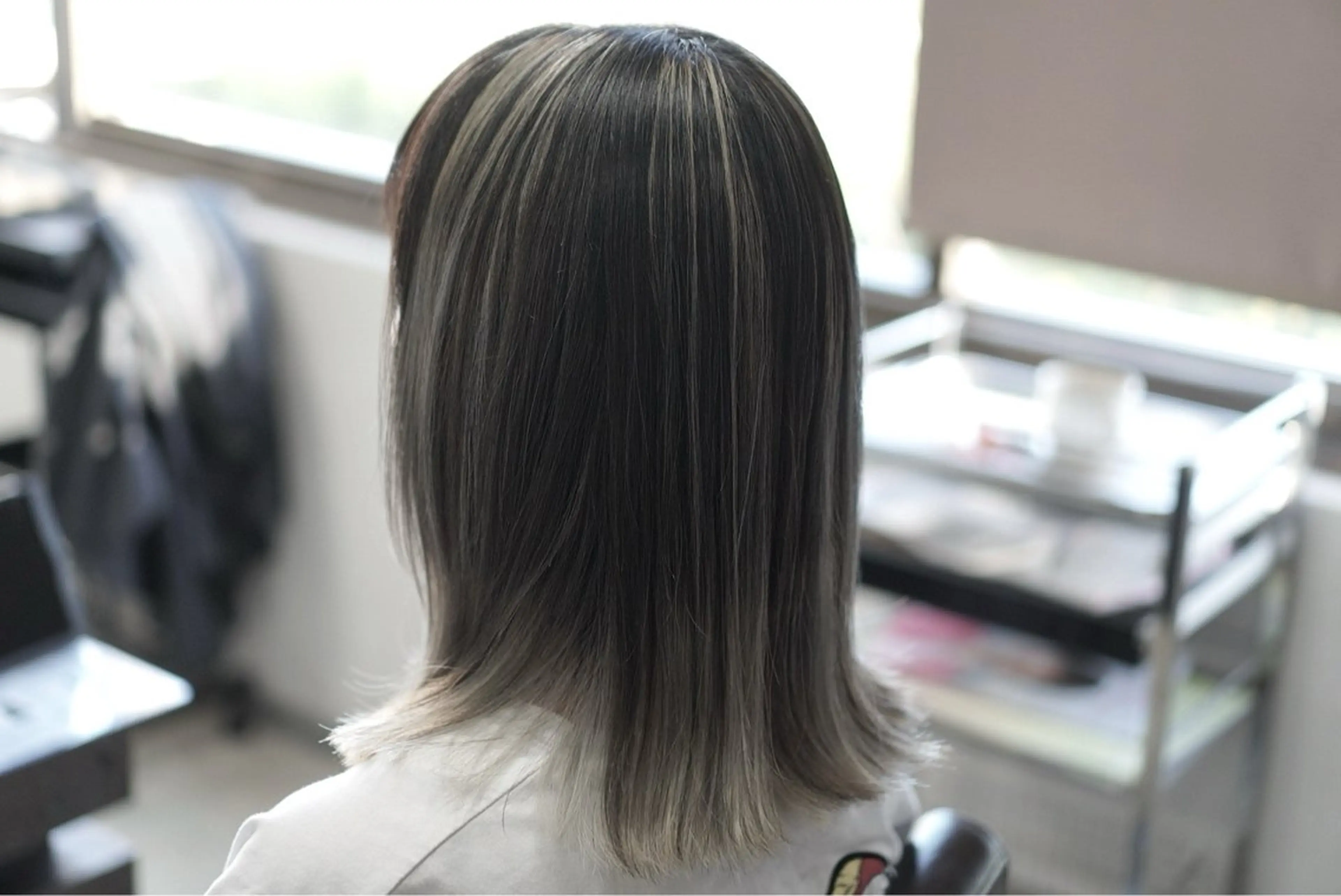 ミディアム カラー カット ヘアカラー トリートメント 中島 剛のヘアスタイル