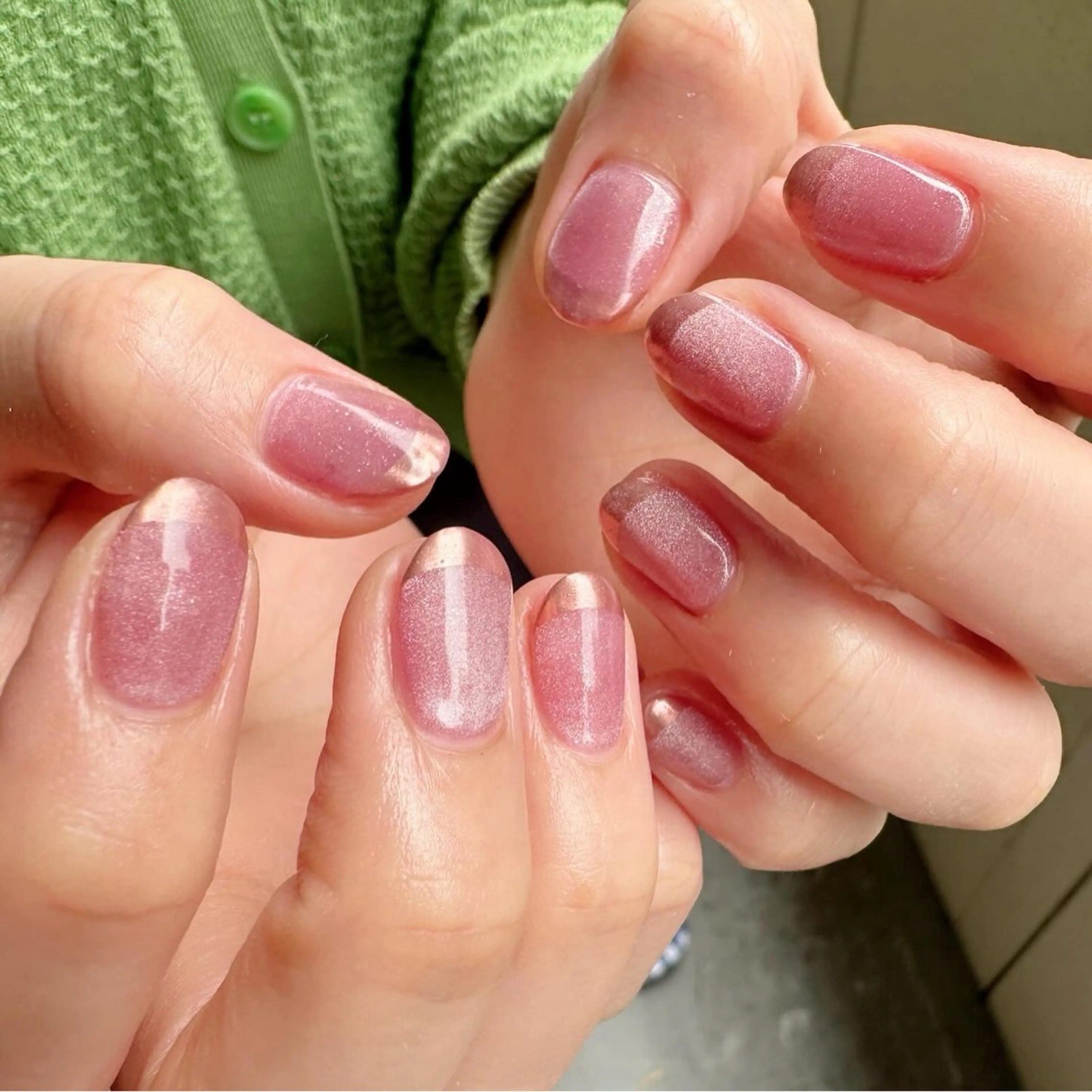ネイル フレンチネイル 氷ネイル・うるうるネイル 韓国ネイル マグネットネイル ミラーネイル 🪞KAPE NAIL 🪞のネイルデザイン