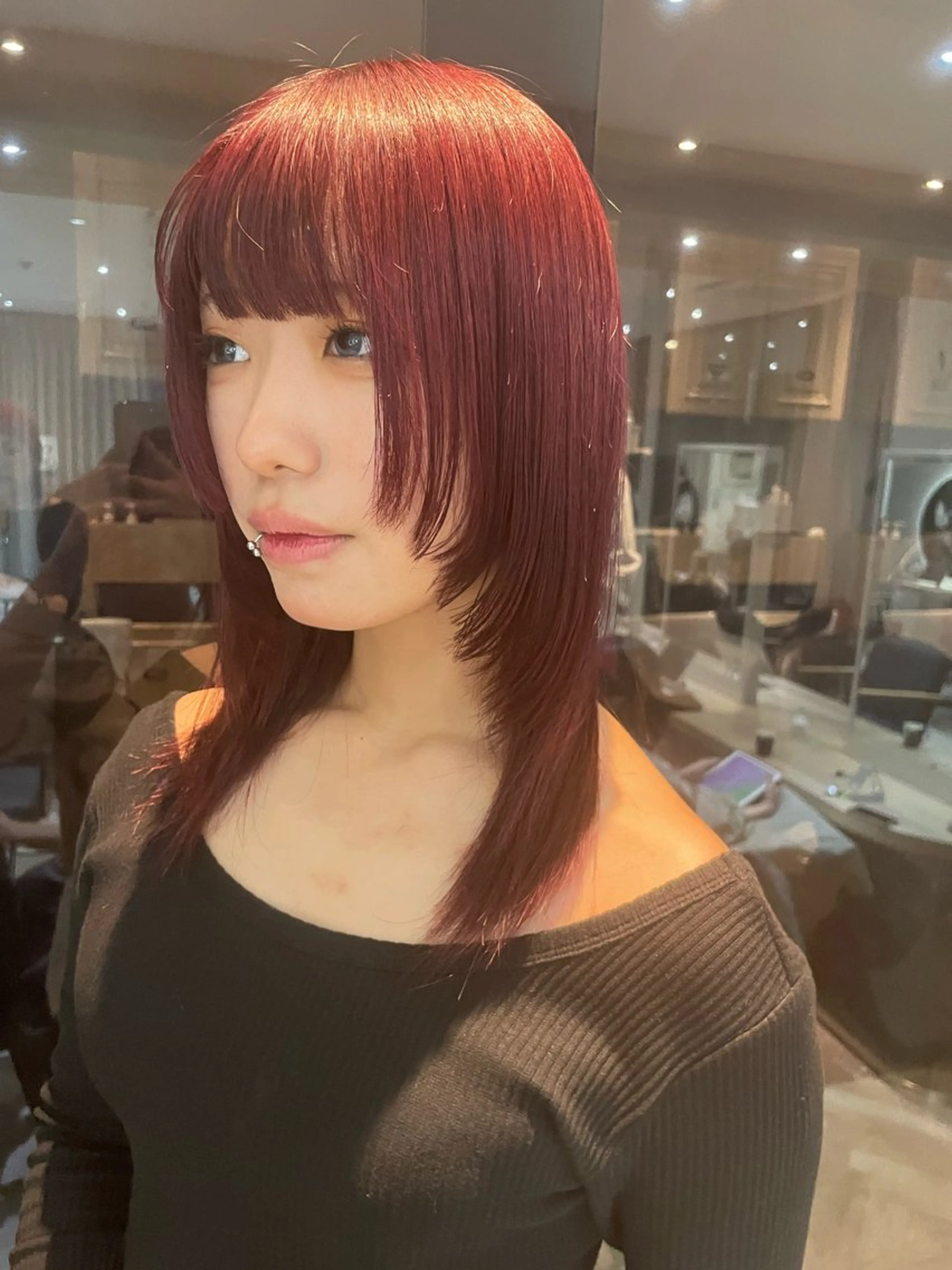 ミディアム Asumi 髪質改善のヘアスタイル