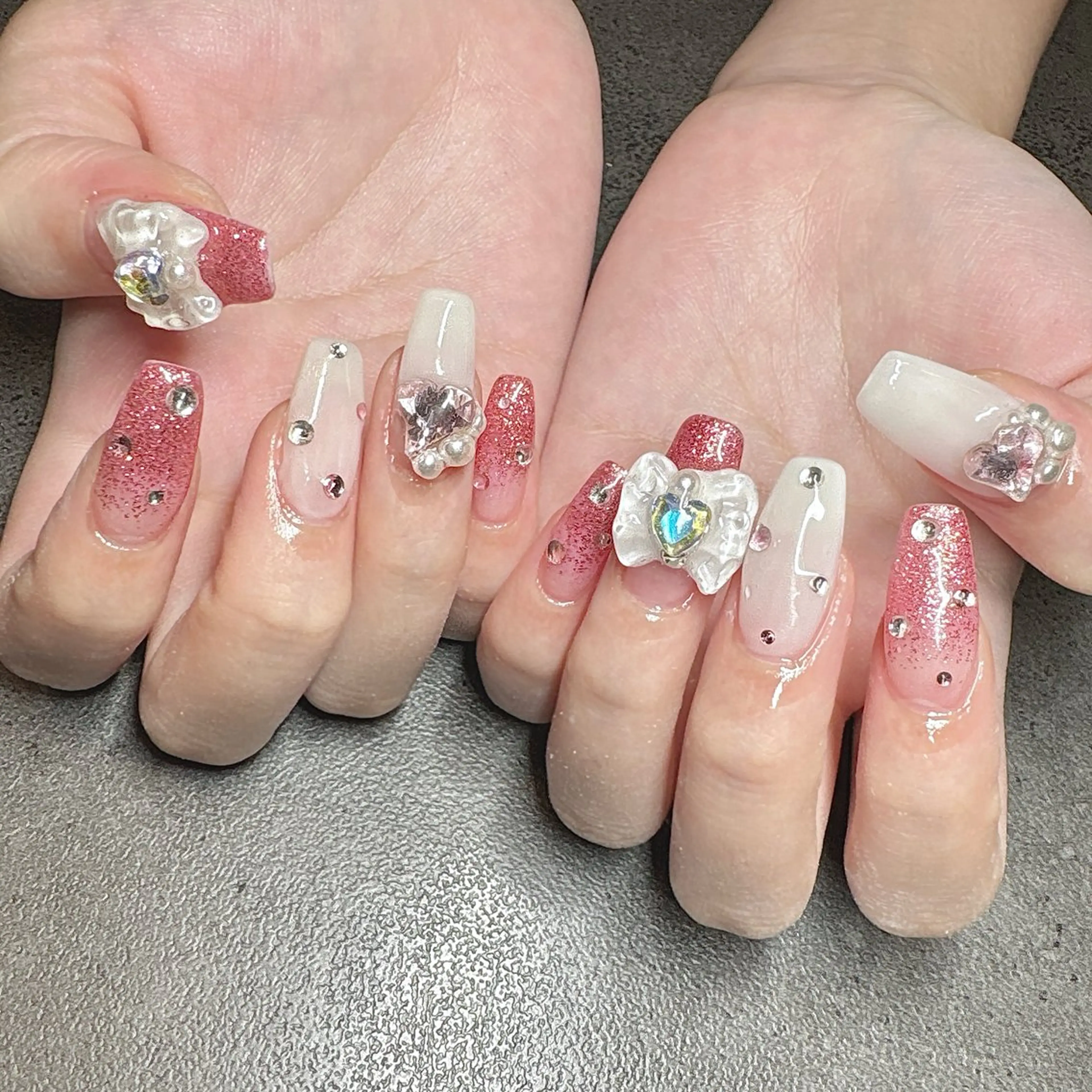 ネイル ジェルネイル ロングネイル しば まなみのネイルデザイン