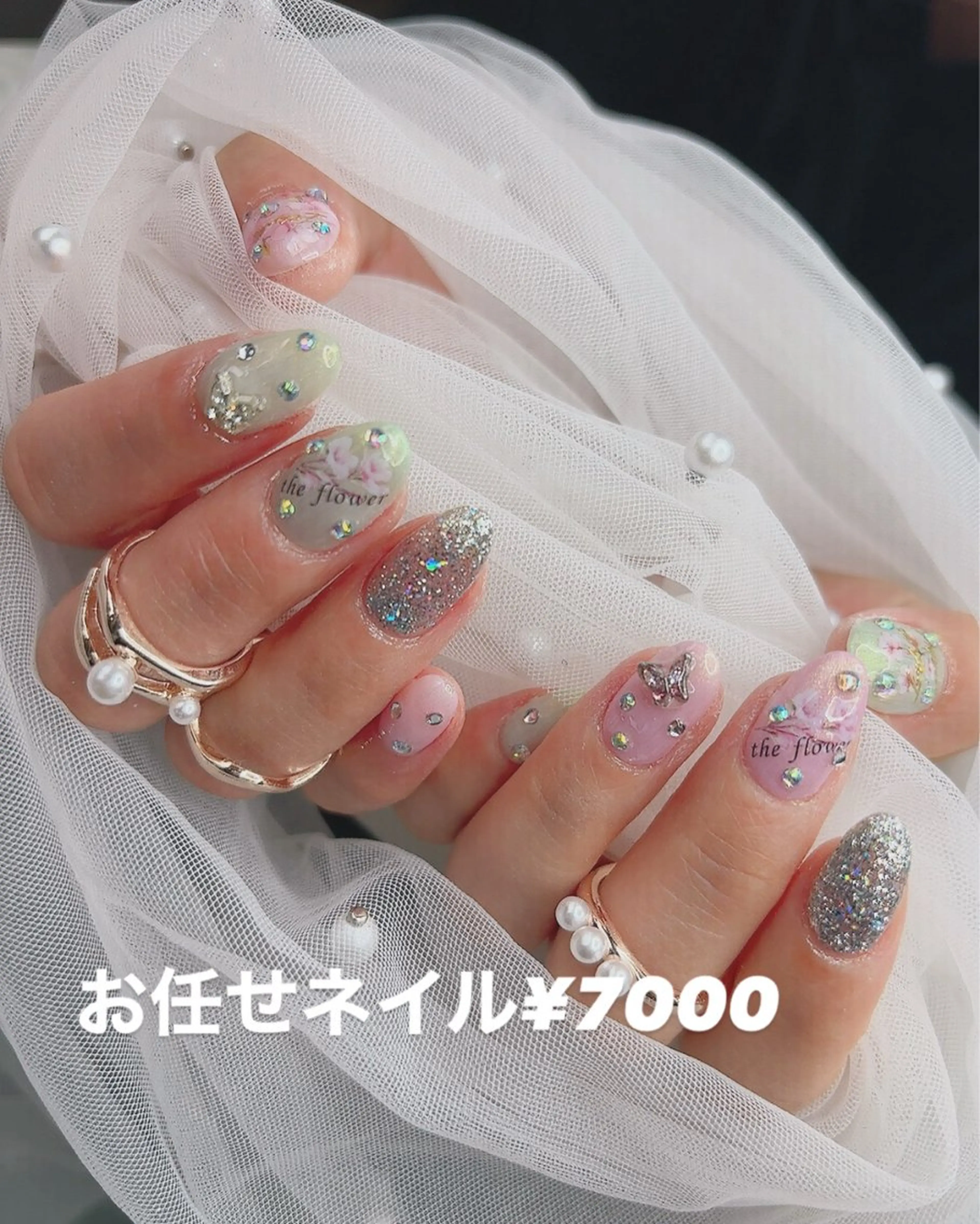 梅雨ネイル#梅雨ネイル2025#ワンホンネイル#y2kネイル#2025
