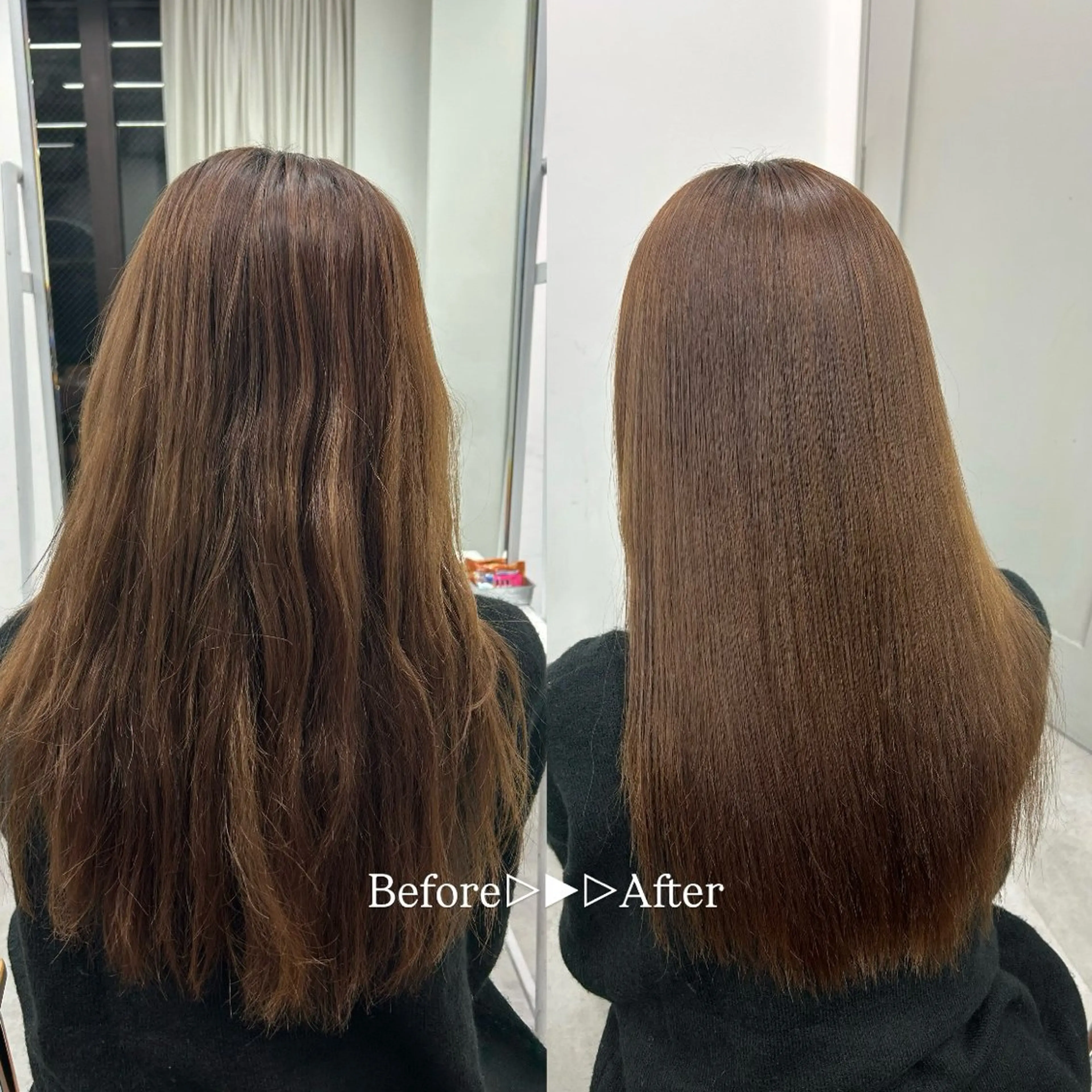 ロング 髪質改善 トリートメント ☘️透明感オリーブ ナミ☘️のヘアスタイル