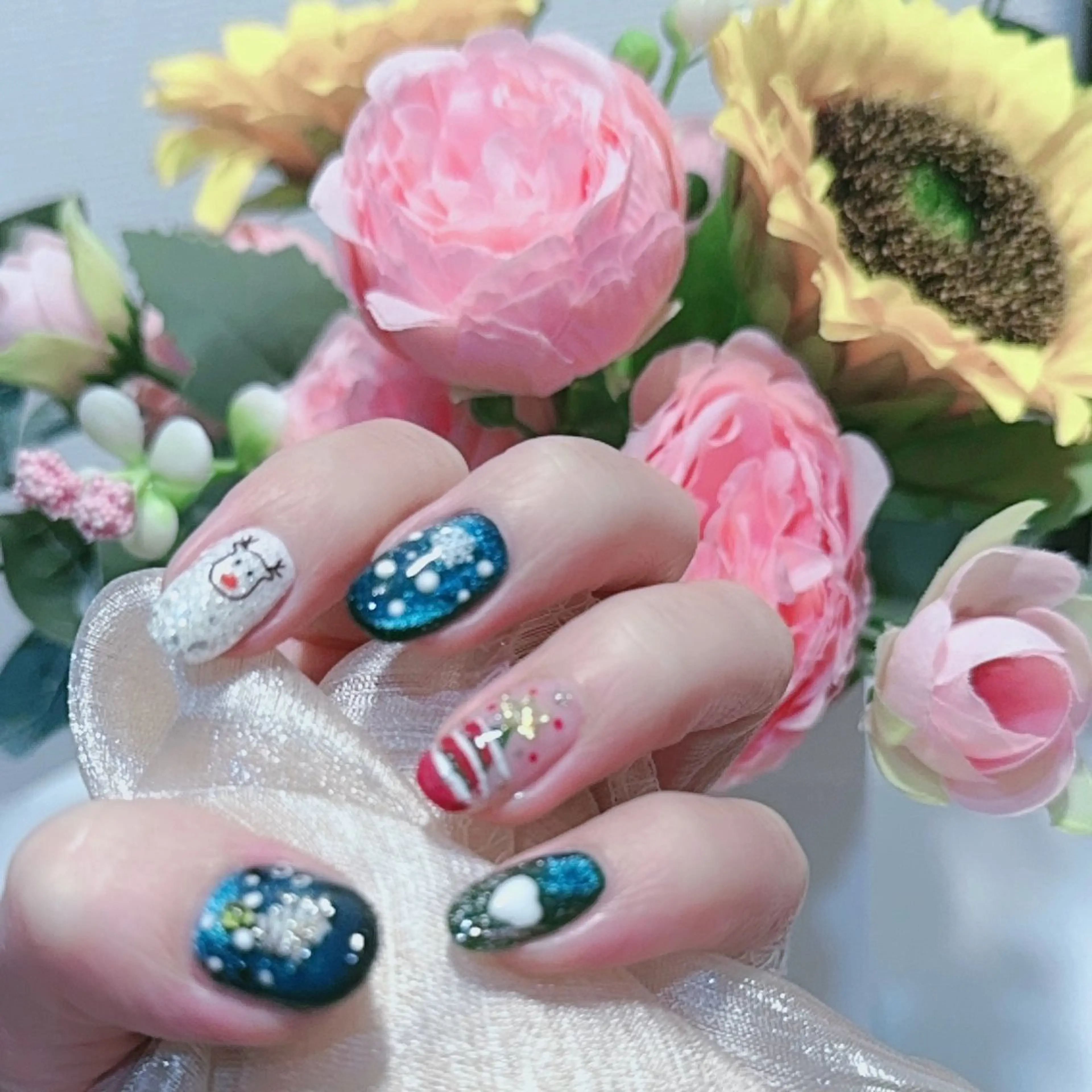 ネイル 冬ネイル クリスマス Mirpop nailのネイルデザイン