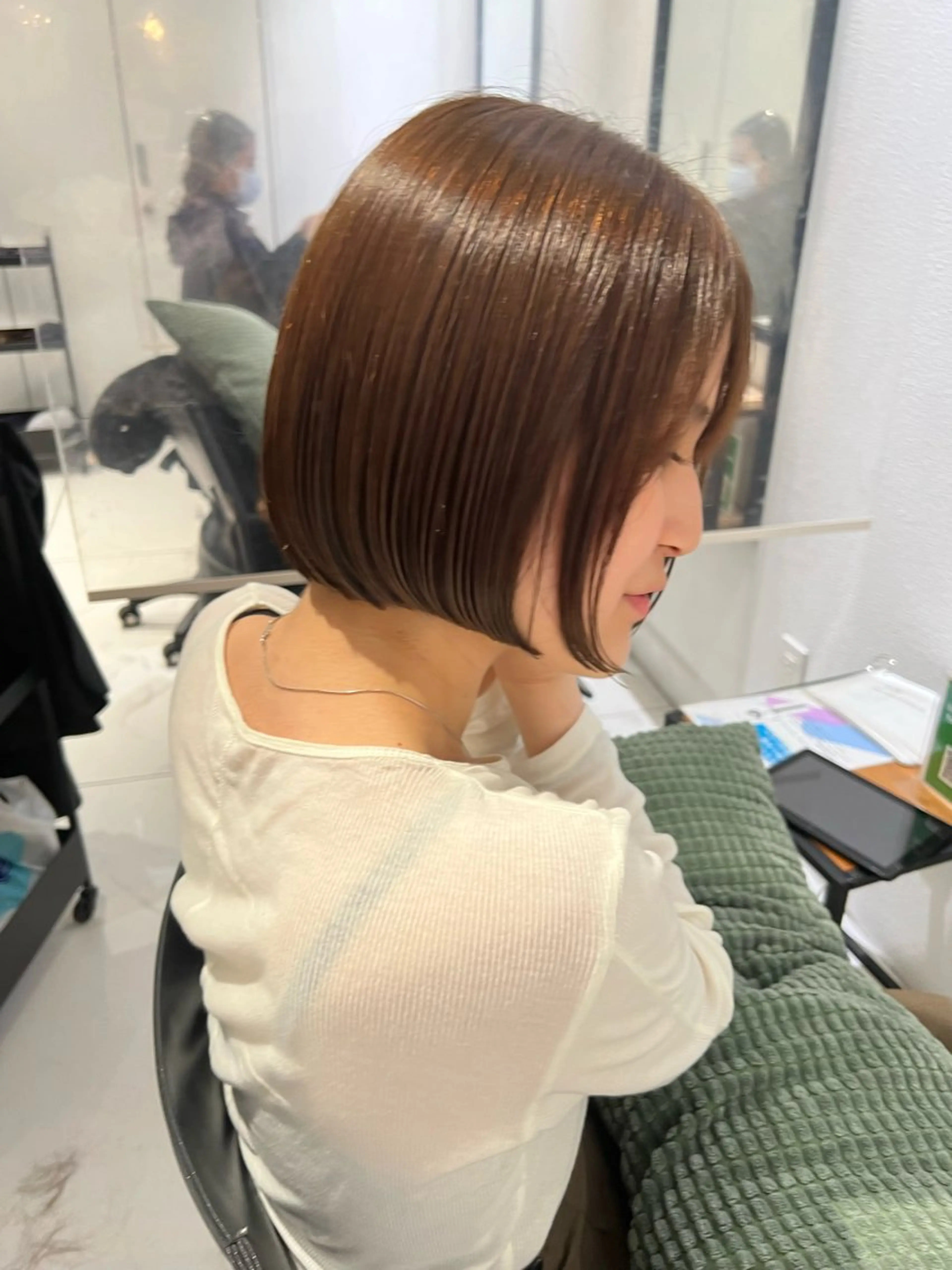ショート ボブ カット ヘアカラー トリートメント ✨ショート・ボブ✨ 🌿‬宮脇 彩華🌿のヘアスタイル