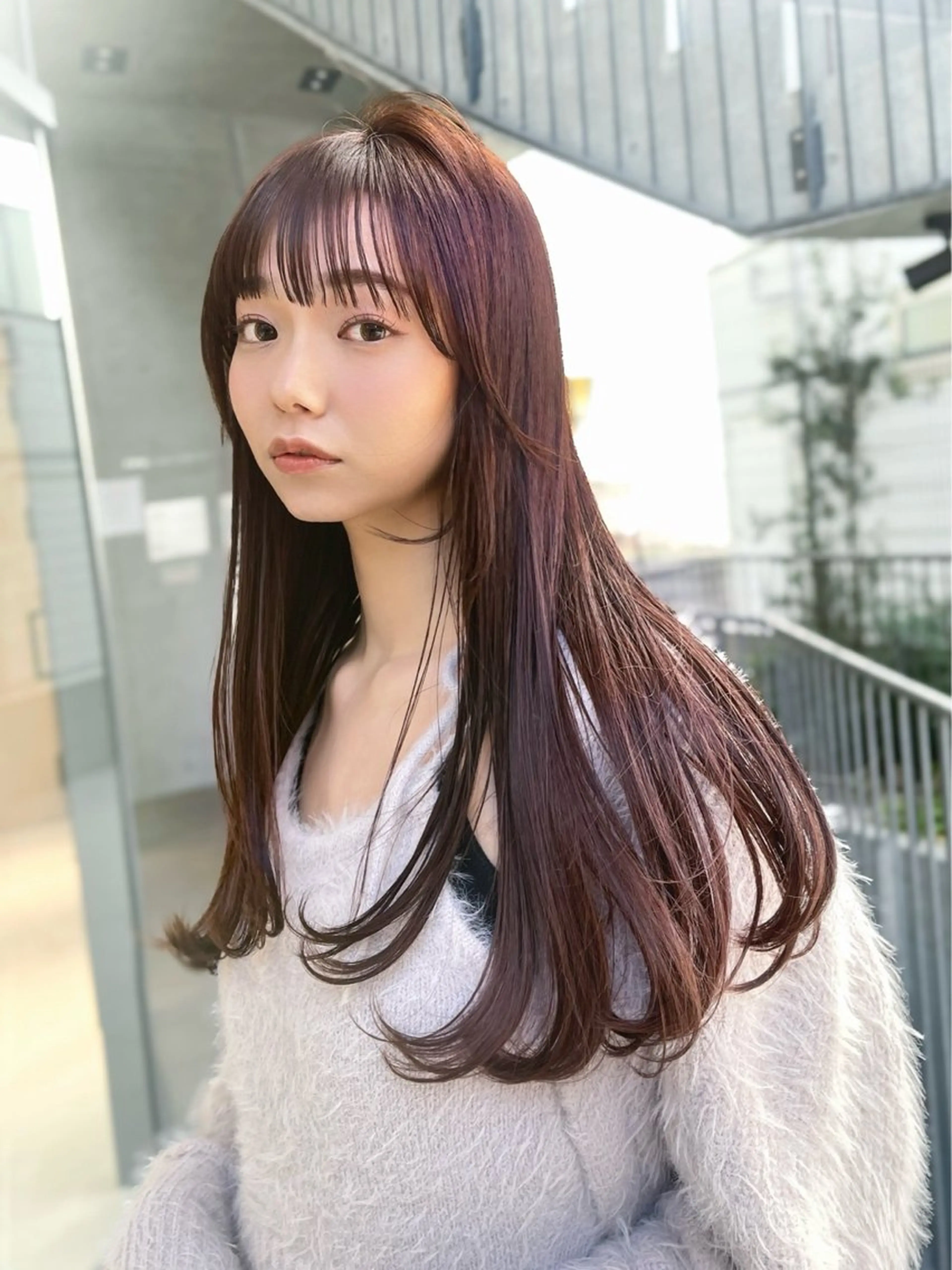 セミロング ヘアアレンジ ROBBY所属・松井美樹/似合わせ ガーリー・韓国のヘアスタイル