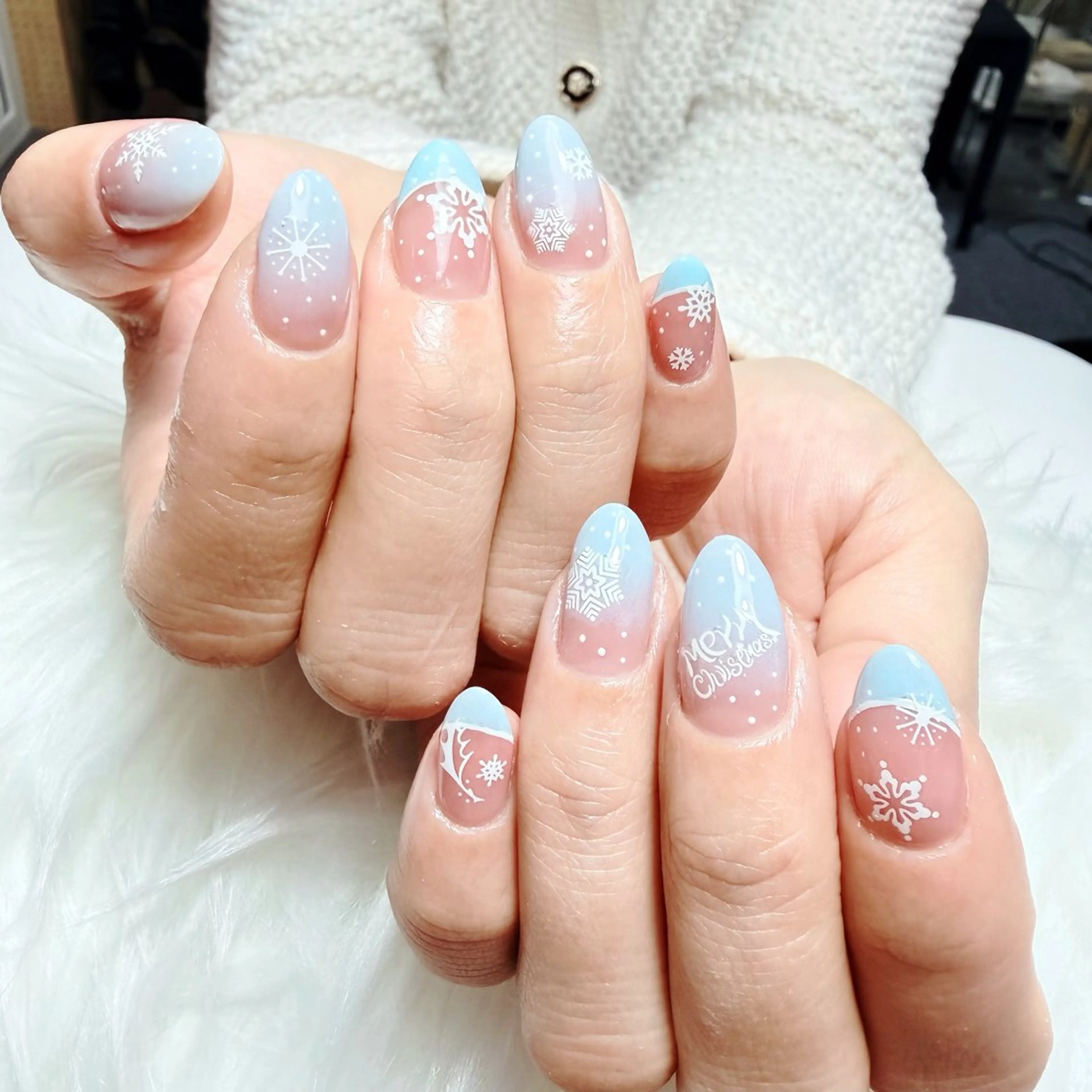 ネイル アートネイル 成人式 ジェルネイル ニュアンスネイル ネイルチップ Kora Nailのネイルデザイン