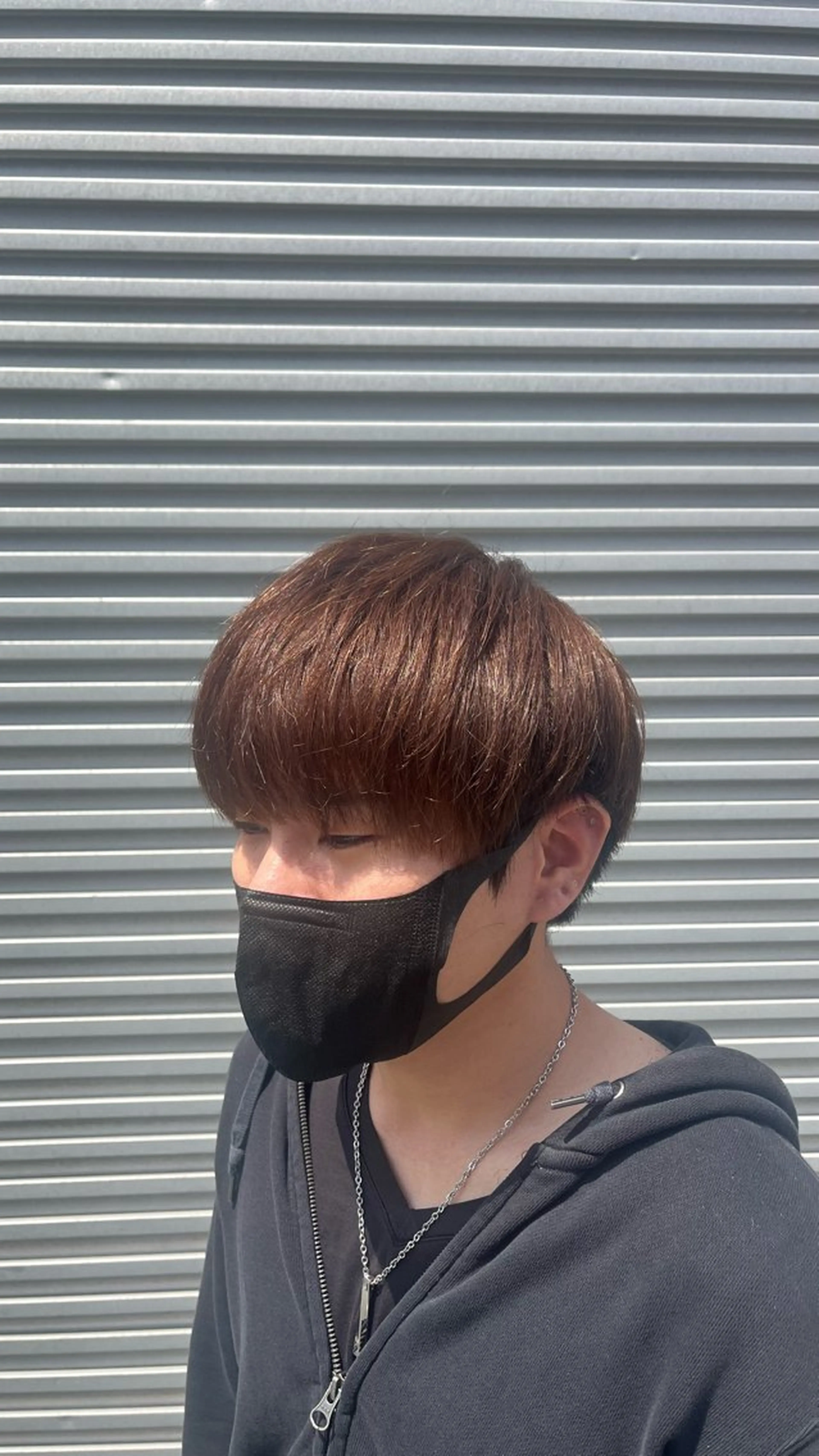 カラー メンズ カット ヘアカラー ベージュカラー⌇﻿ くびれヘア.𐙚心音のヘアスタイル