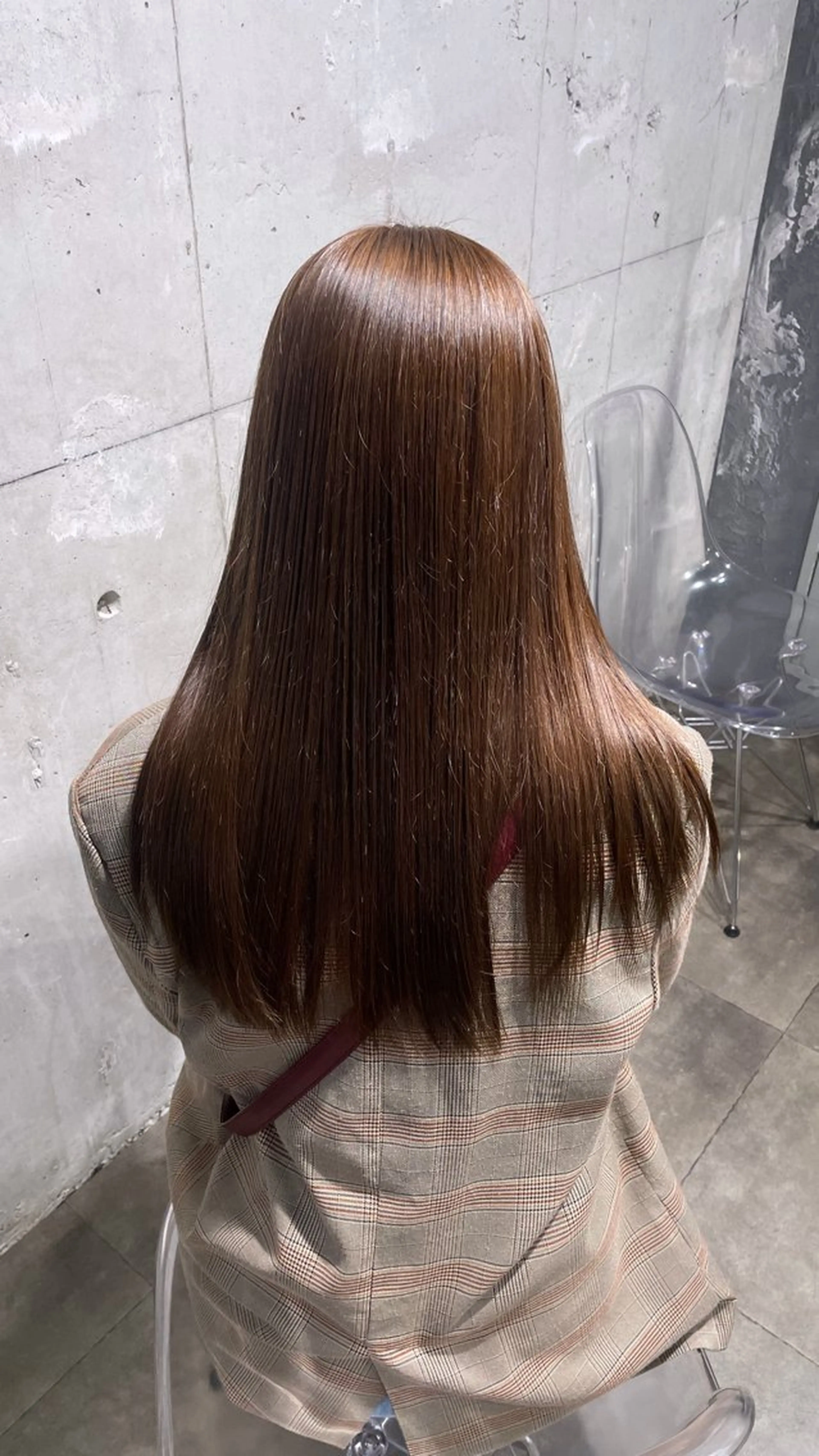 カラー ヘアカラー トリートメント ヘアセット 🤍ベージュ/透明感 韓国ヘア/まりん🤍のヘアスタイル