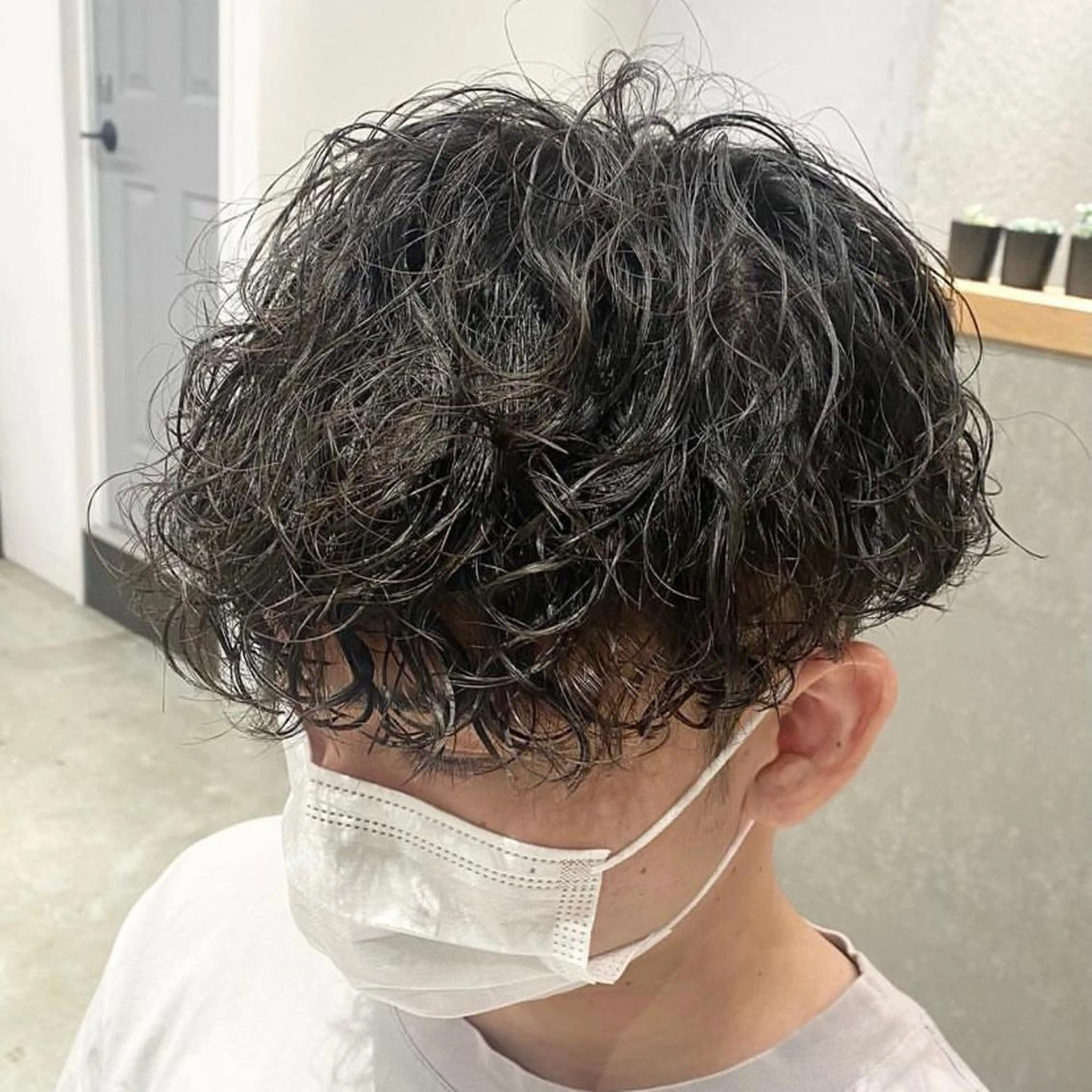 ミディアム カット パーマ トリートメント 野原 ひかるのヘアスタイル