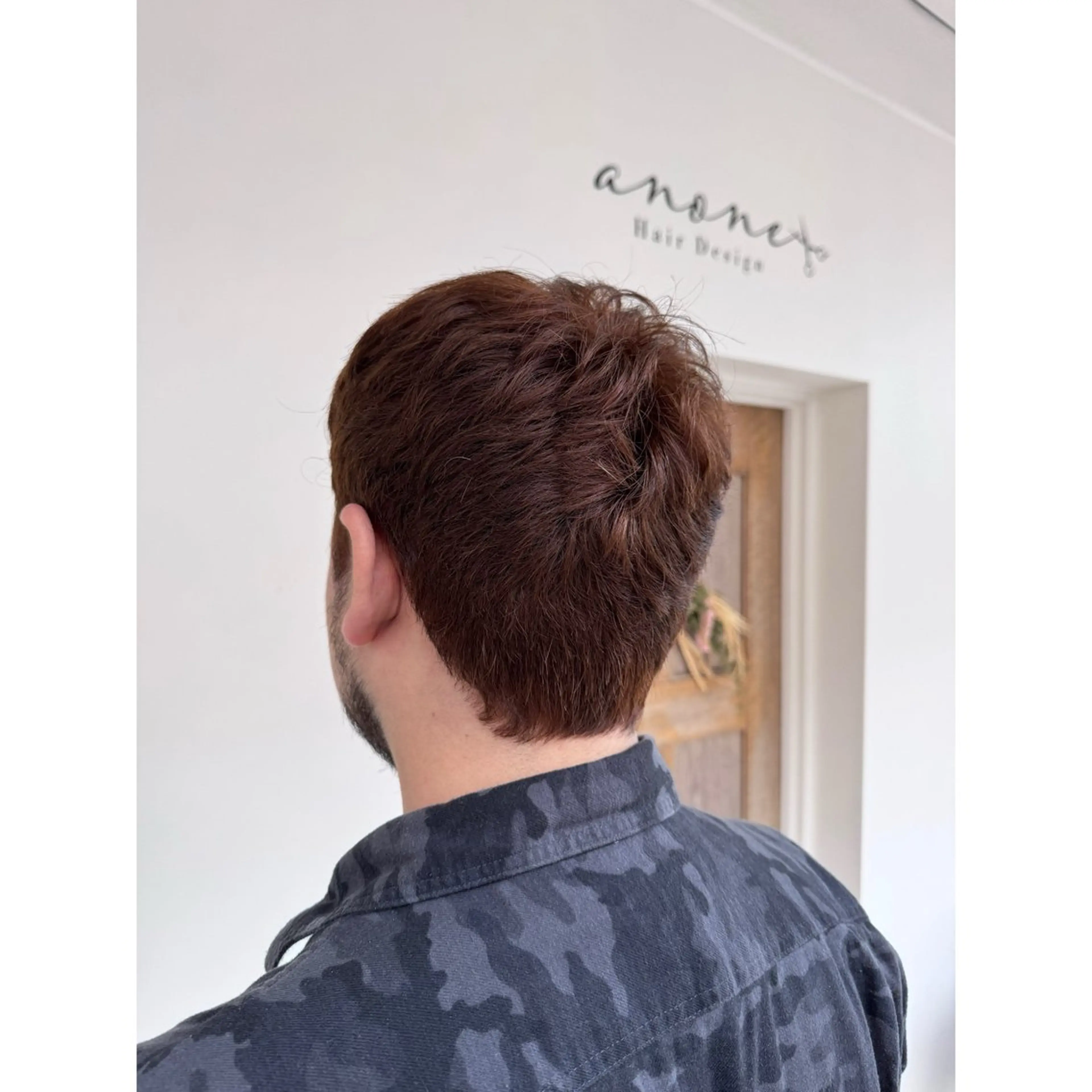 ショート ヘアカラー トリートメント 喜友名洸季 anoneのヘアスタイル
