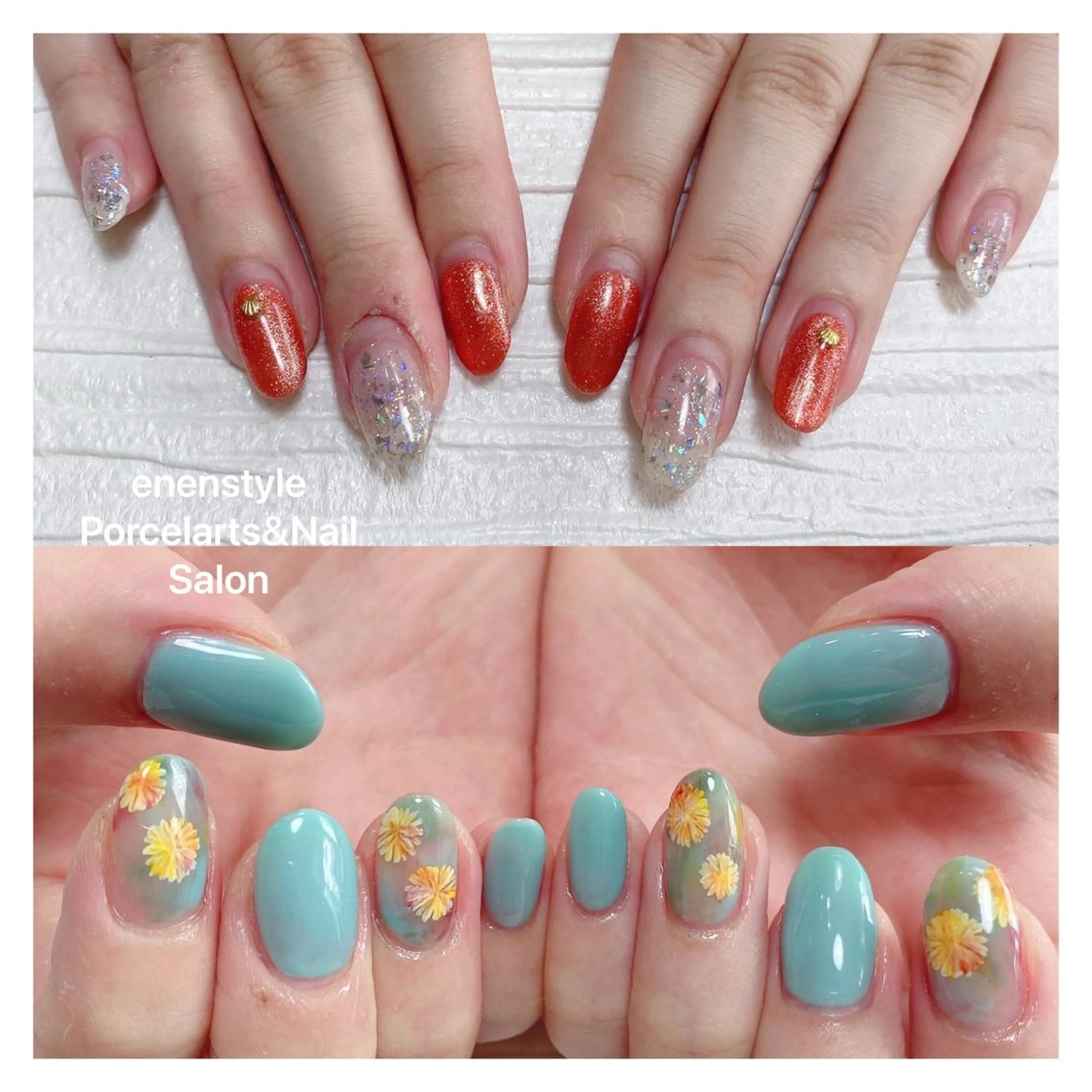 ミディアム ネイル 👑enen style👑のネイルデザイン