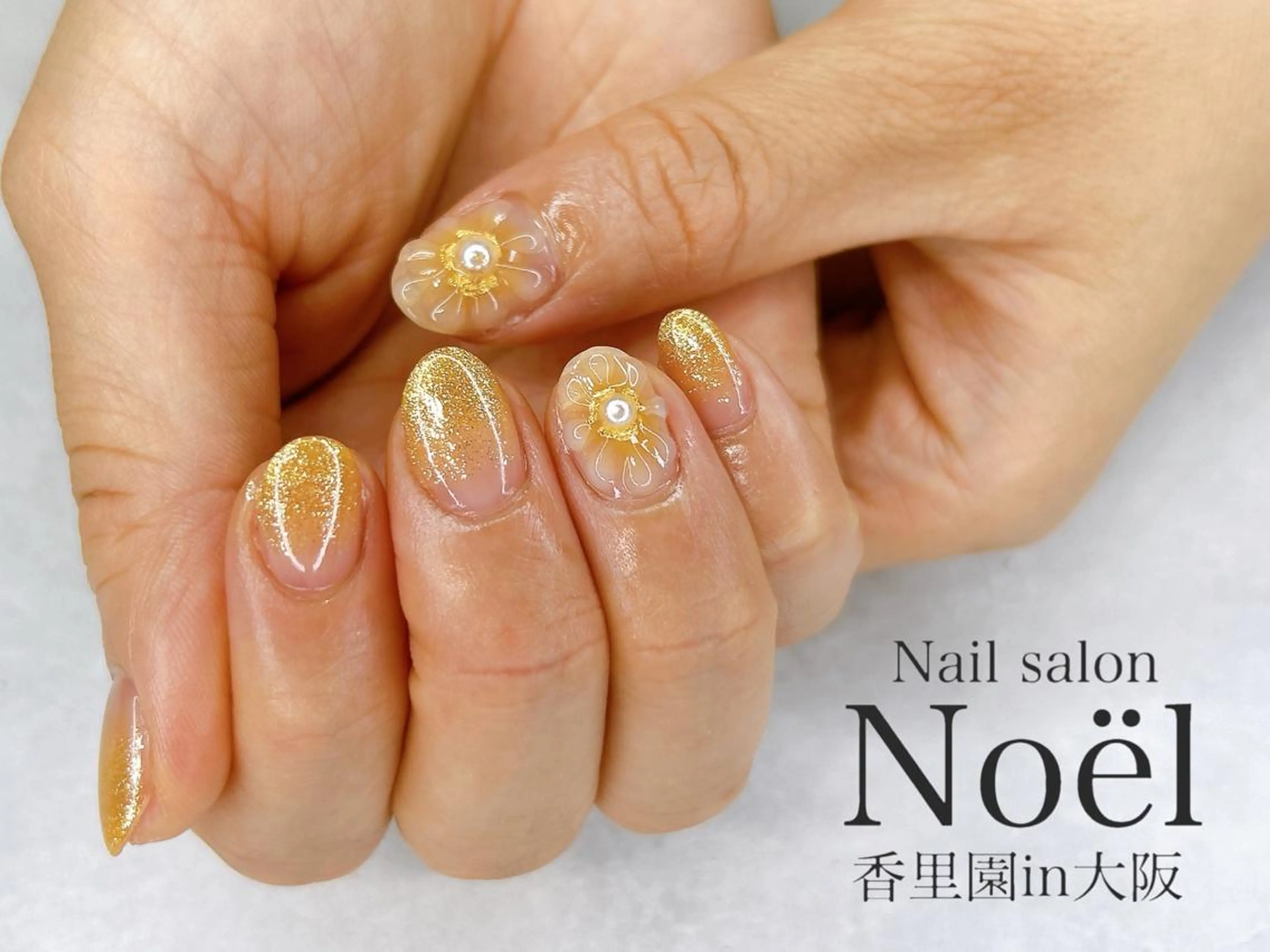 ネイル ハンドネイル Nailsalon &Noel所属・もも 🍑のネイルデザイン