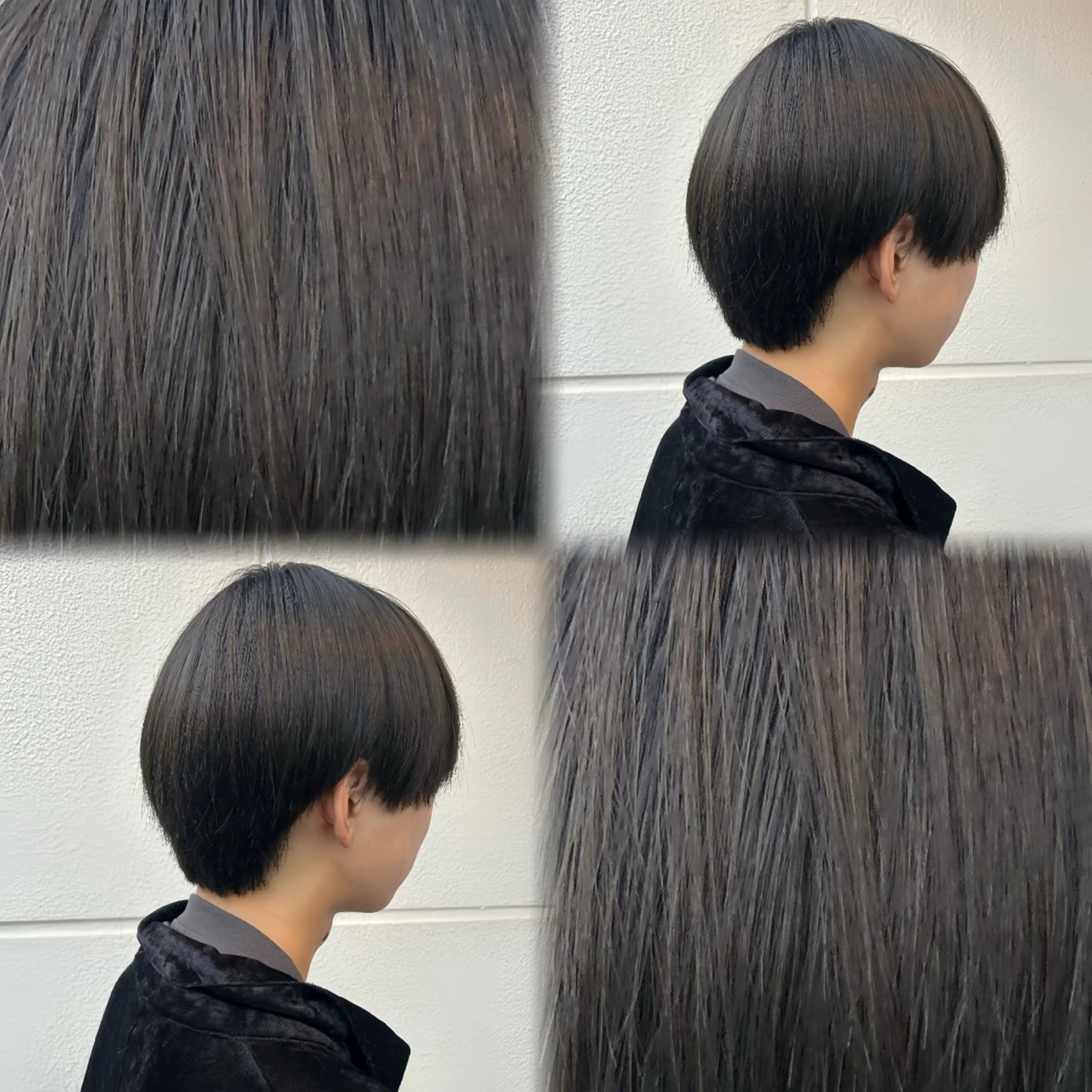 カラー メンズ ヘアカラー トリートメント rin/艶髪特化/ 暗髪/透明感のヘアスタイル