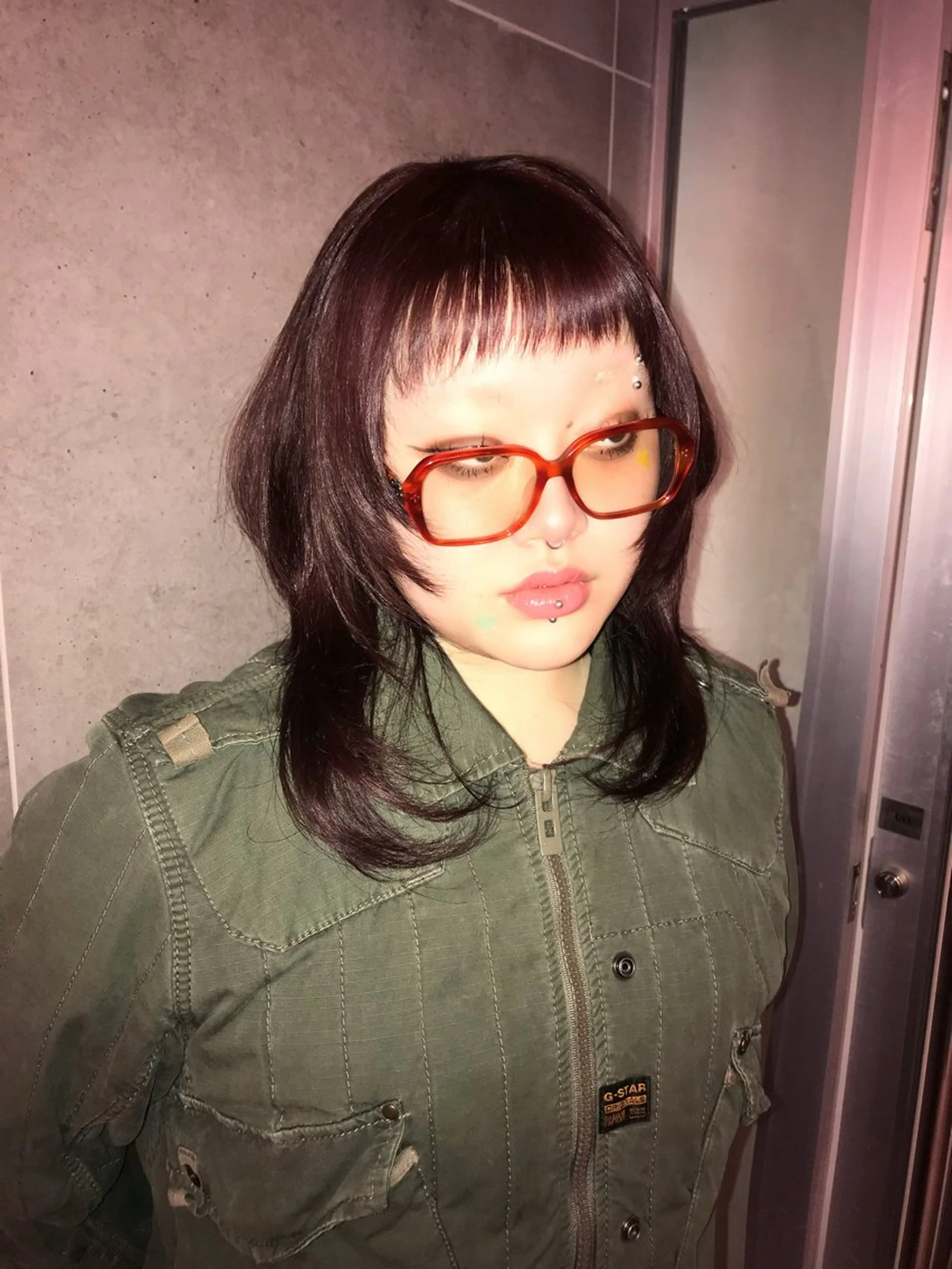 ミディアム カラー ヘアカラー トリートメント ヘッドスパ ヘアセット HARUNA/原宿/ デザイン/ハイトーンのヘアスタイル