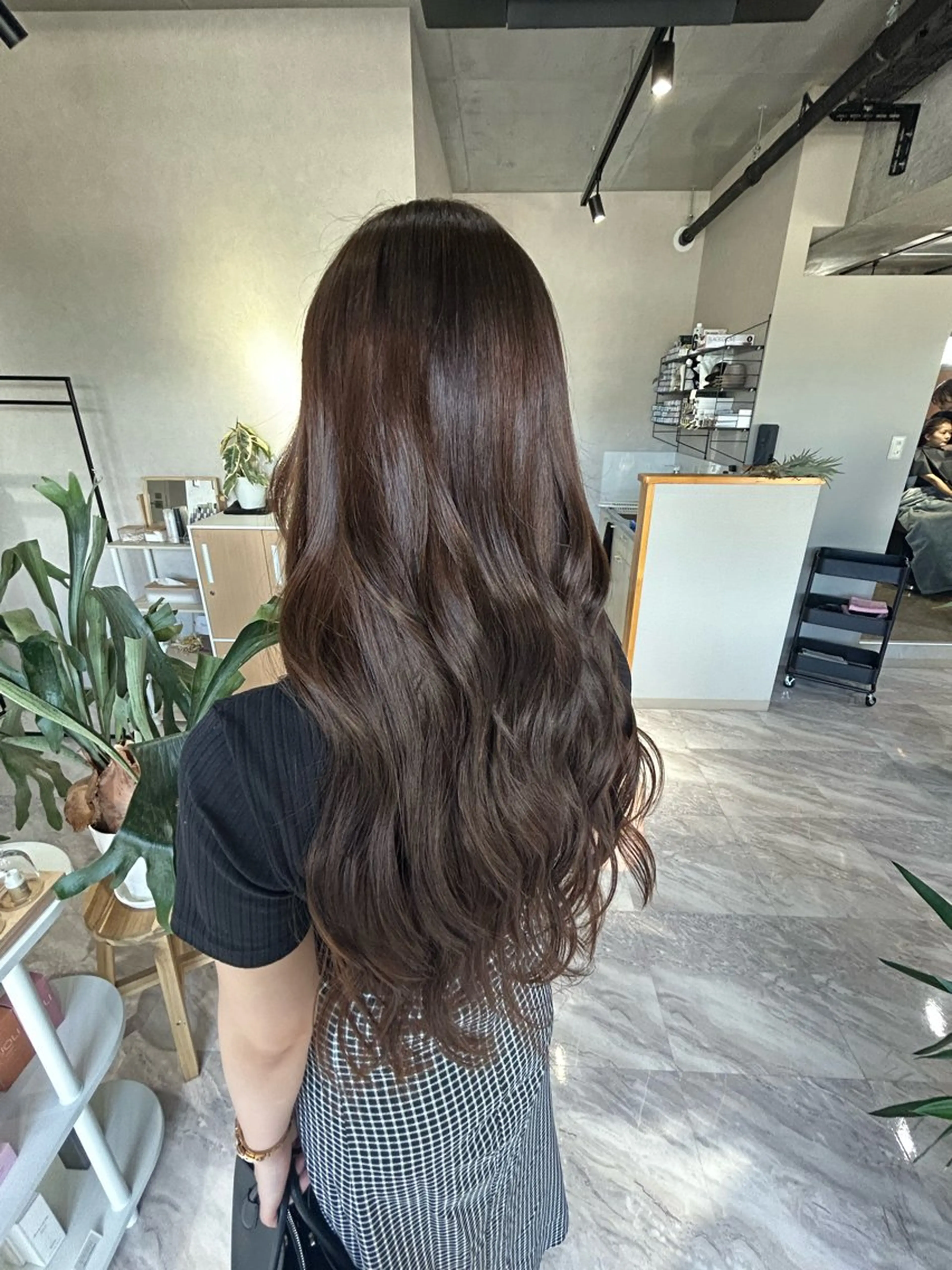 ロング カラー ヘアカラー Plume.所属・おおひら ののはのヘアスタイル