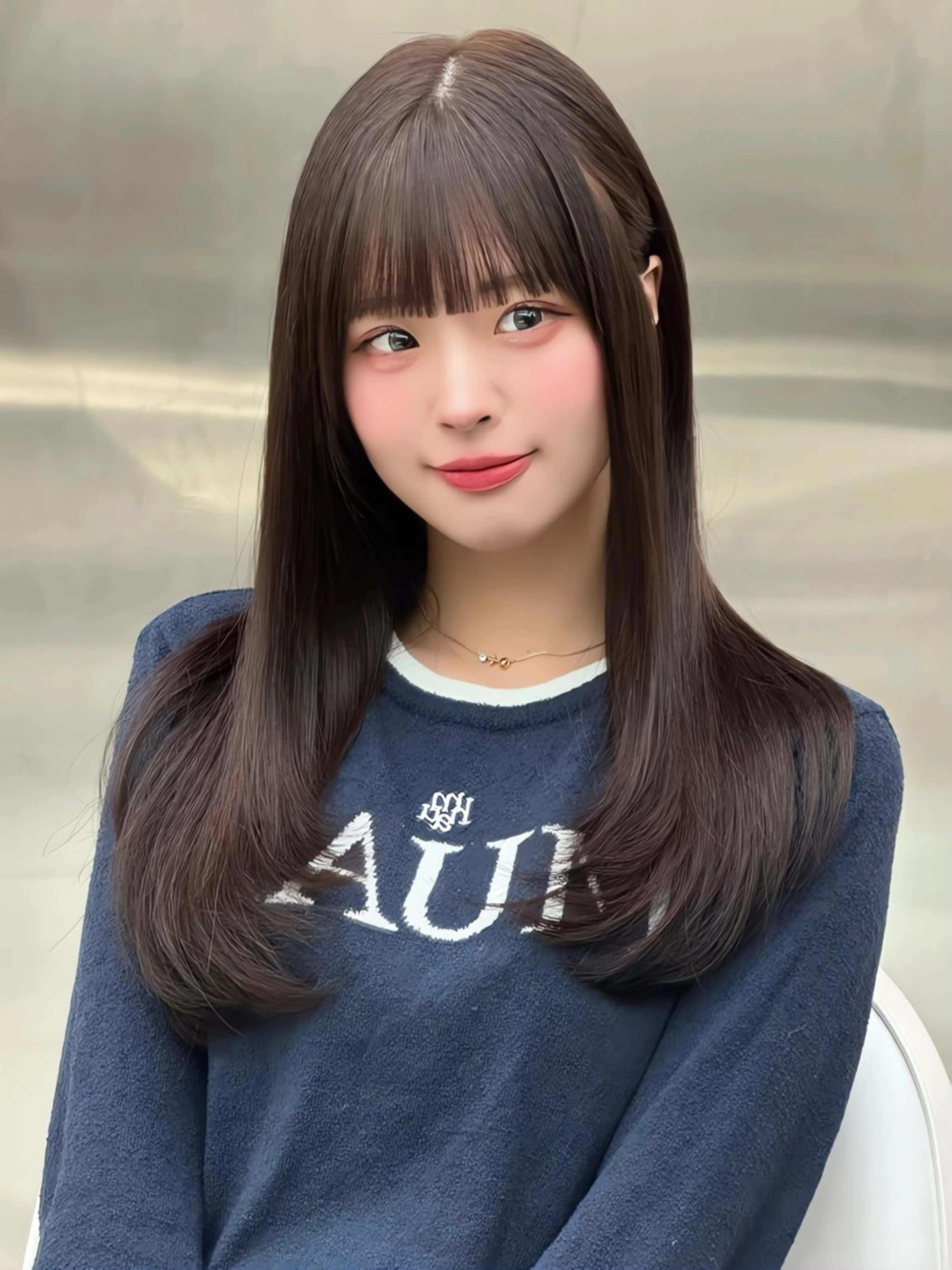 ロング カラー SALOWIN三軒茶屋店所属・🇰🇷韓国レイヤー の神様🇰🇷のヘアスタイル