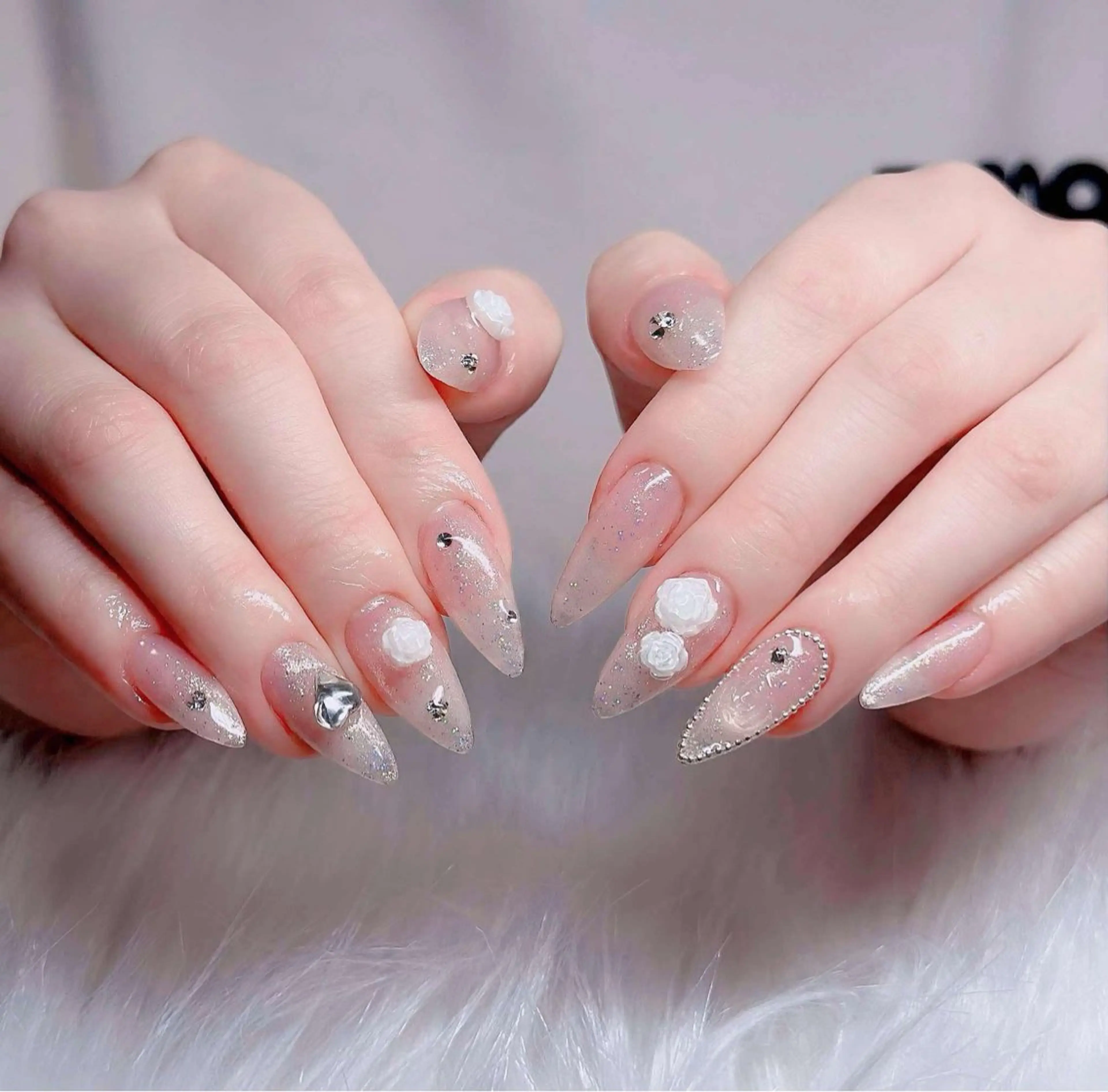 ネイル アートネイル 成人式 ジェルネイル ニュアンスネイル 夏ネイル ハンドネイル H.baby Nai Salon所属・neco H.babynailのネイルデザイン