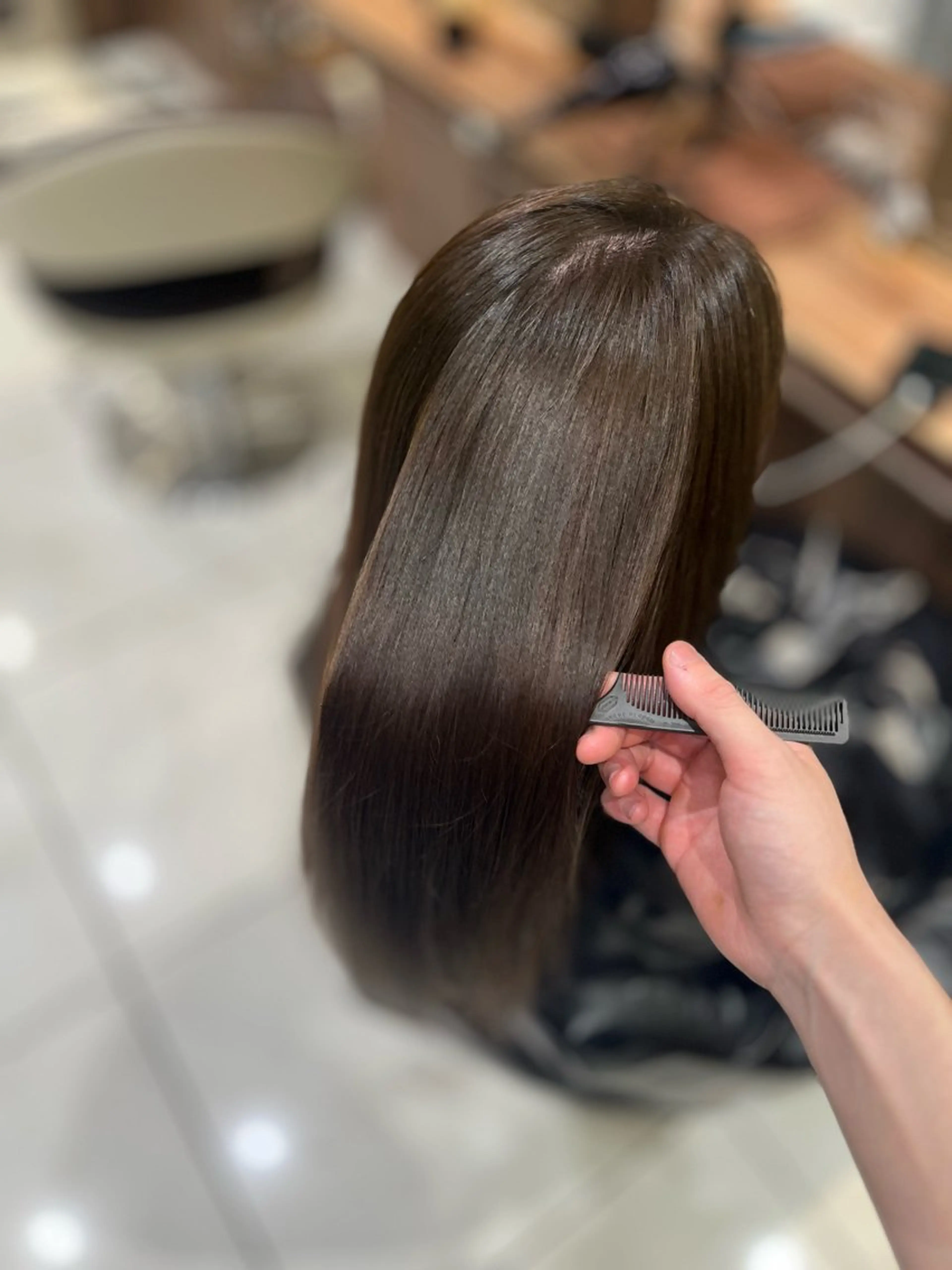 👩‍🦳白髪染めリタッチ🖌(生え際の白髪・白髪)の写真