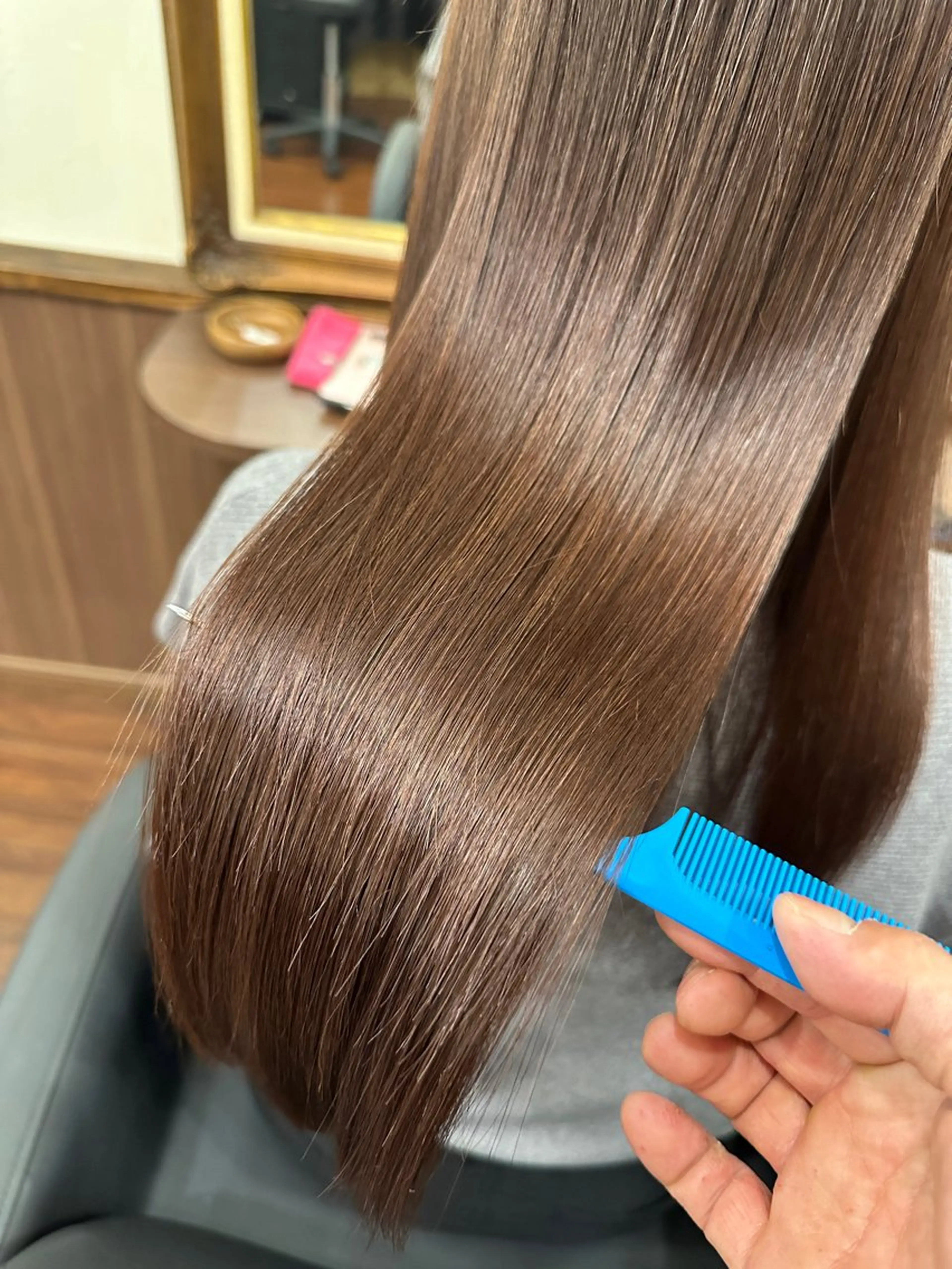セミロング カット トリートメント シェアサロン9seat所属・名古屋栄の髪質改善 トリートメント/清田のヘアスタイル