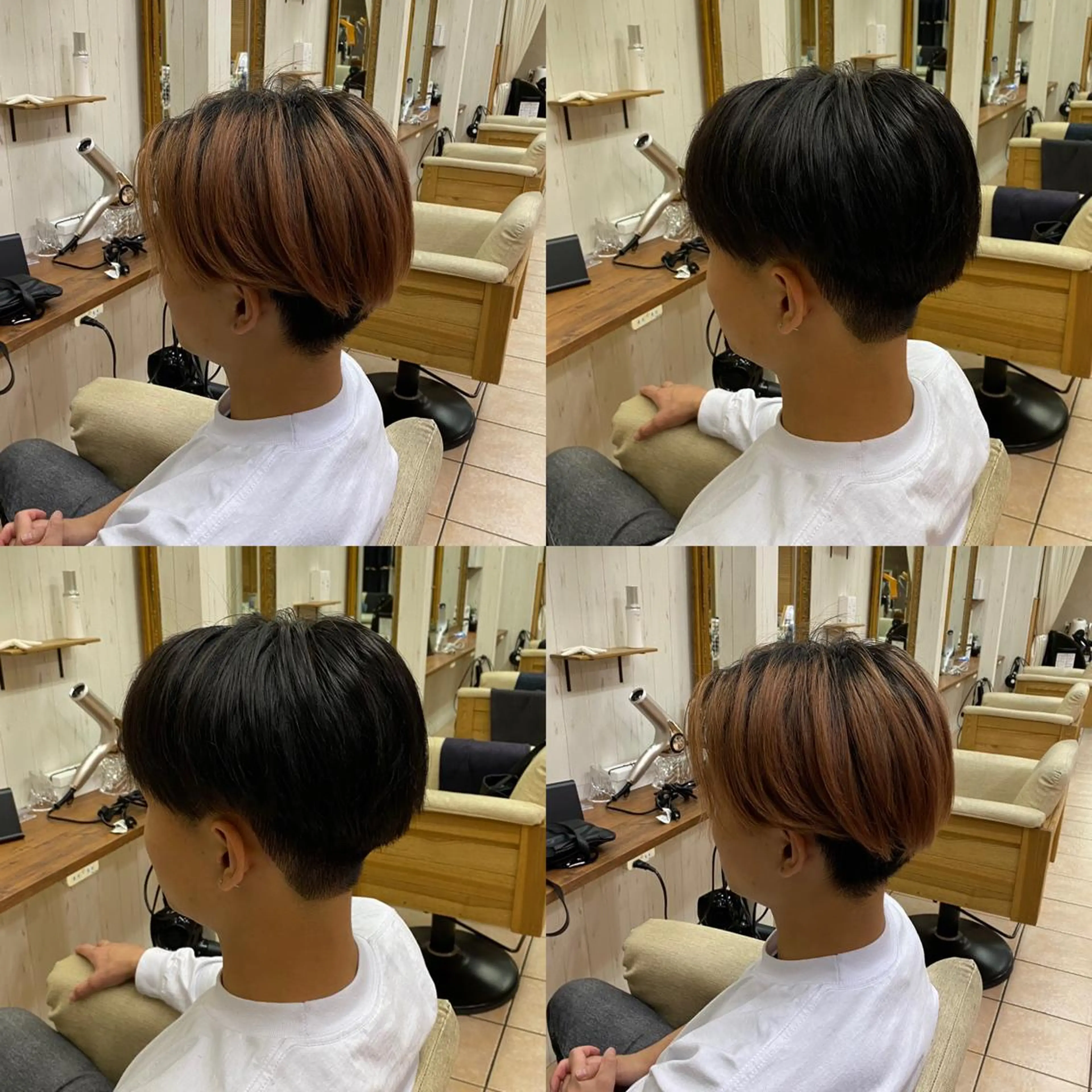 ショート カラー 黒髪 🌈原宿🥣ケアブリ ーチ🥣平城秀馬🌈のヘアスタイル