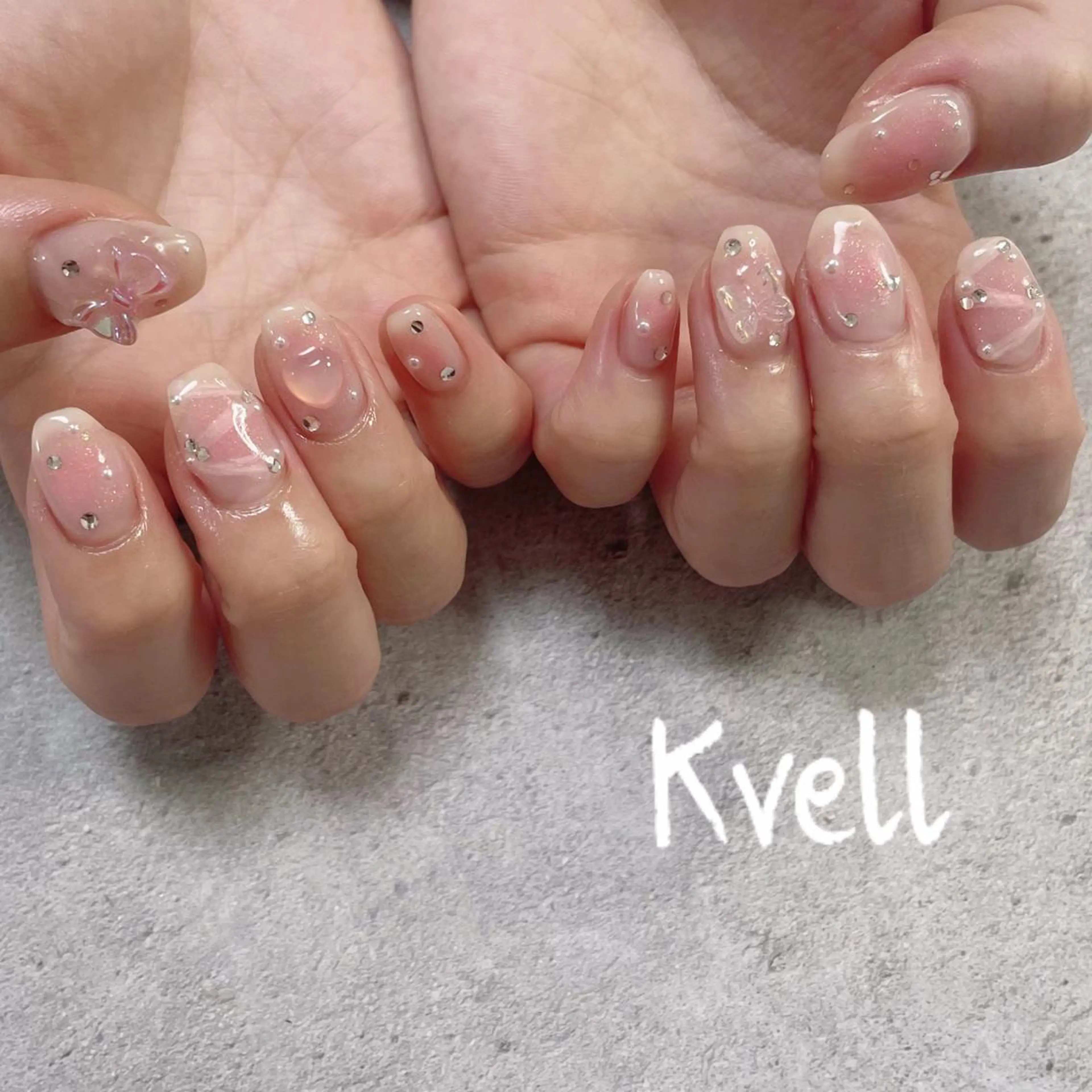 ネイル チークネイル ハンドネイル nail salon  Kvell所属・nailsalon Kvellのネイルデザイン