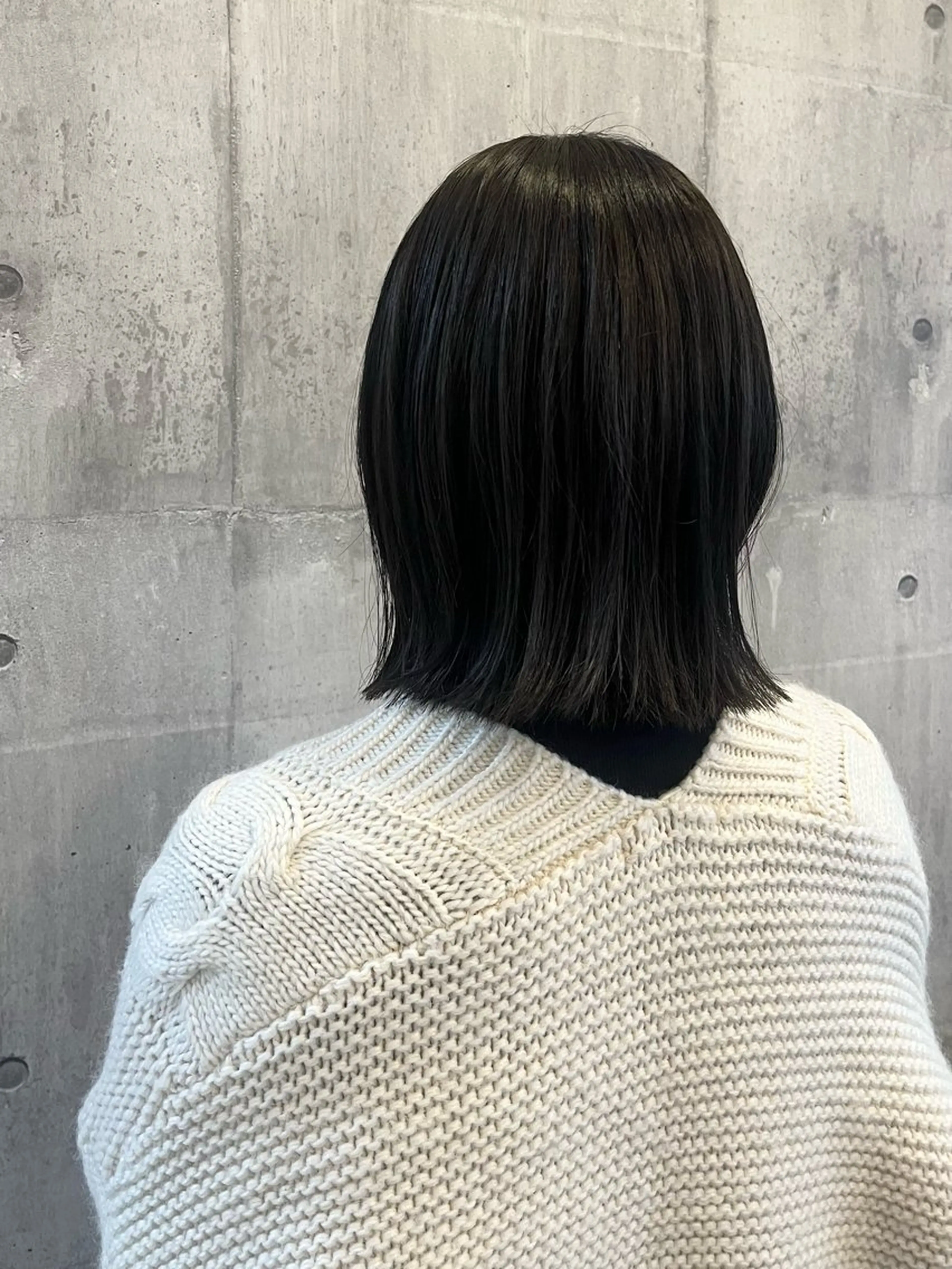 ショート カラー 切りっぱなしボブ ボブ いけだ さやかのヘアスタイル