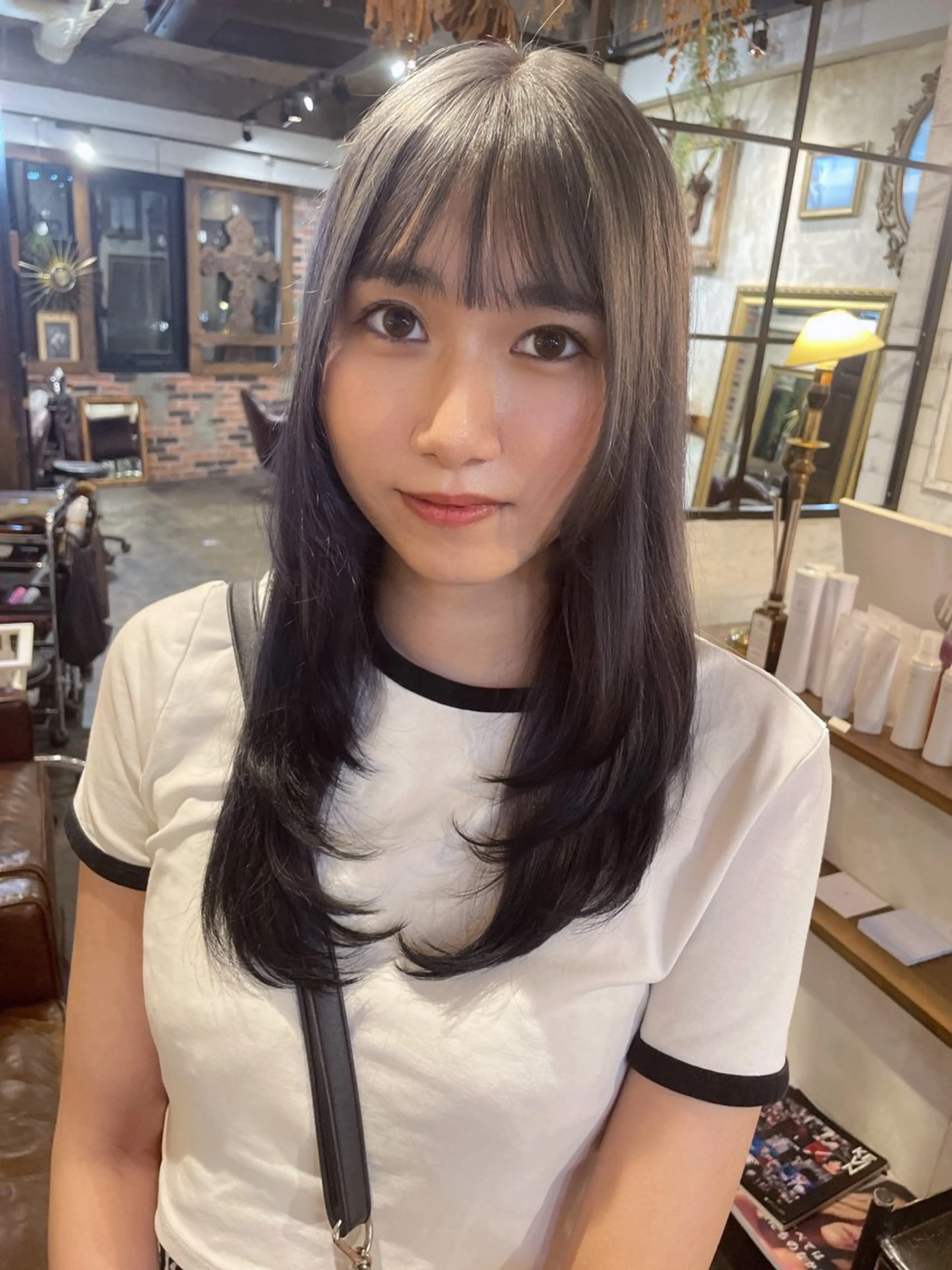 ロング カラー デザインカラー ダブルカラー beauty studio M.O.D TOKYO所属・MAMI /暖色カラーのヘアスタイル