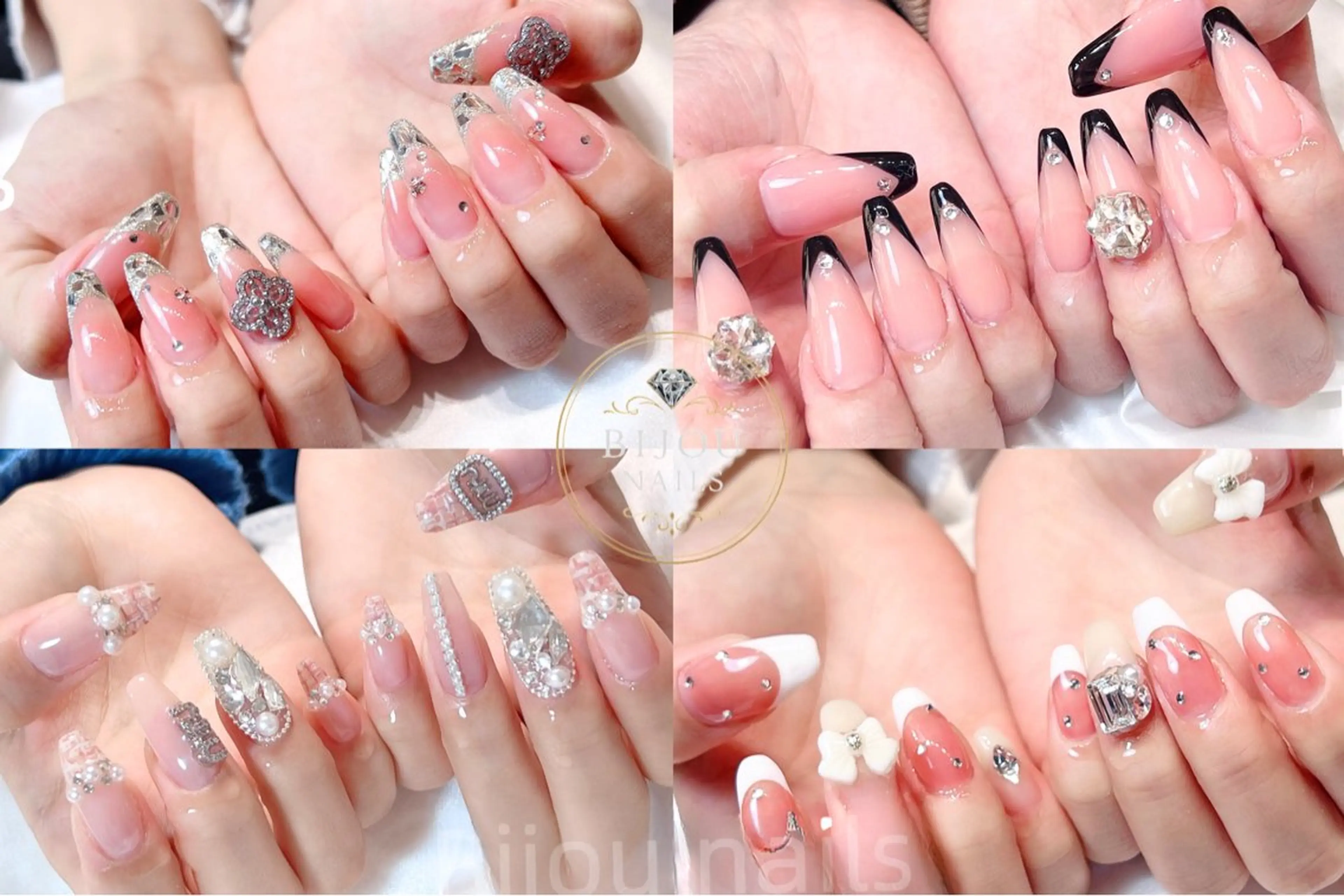 ネイル 持ち込み ハンドネイル bijou nails所属・bijou nails　蓮のネイルデザイン