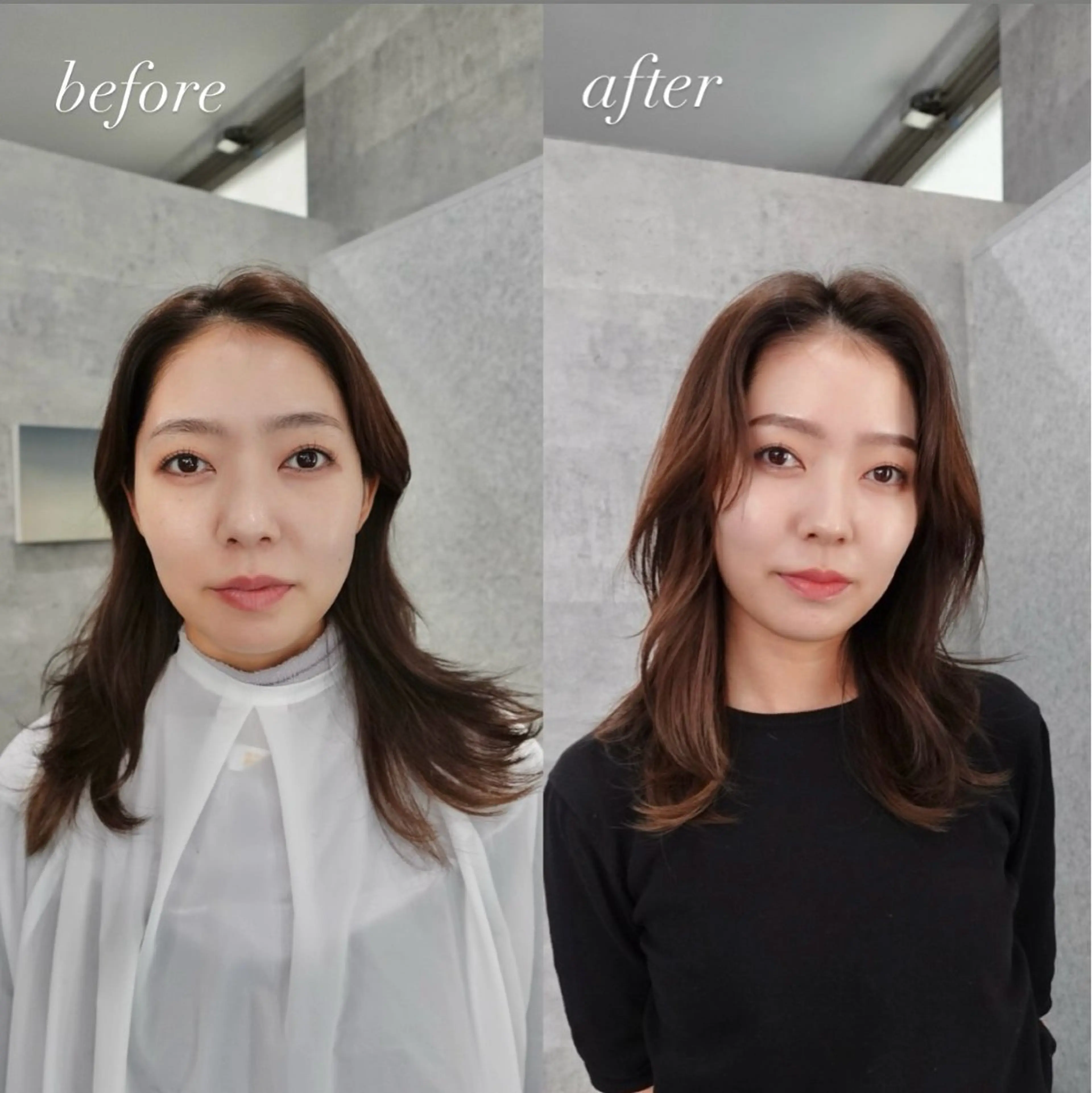 【🍂11月限定🍂カットカラーも一緒に🎨】カット+カラー+スパ、トリートメント＋眉毛wax+眉パーマの写真