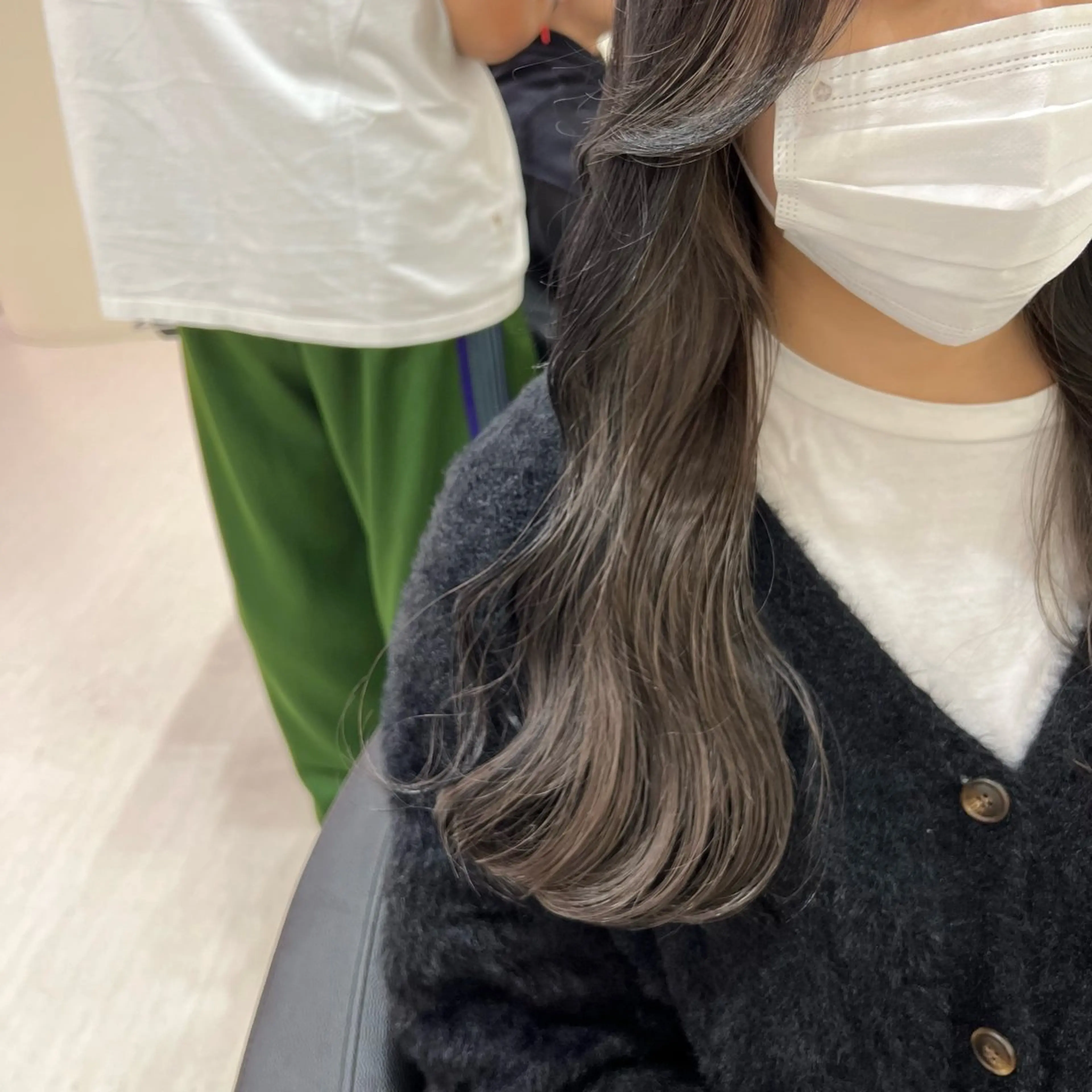 ロング カラー ヘアアレンジ ブリーチ 井上 凜太郎のヘアスタイル