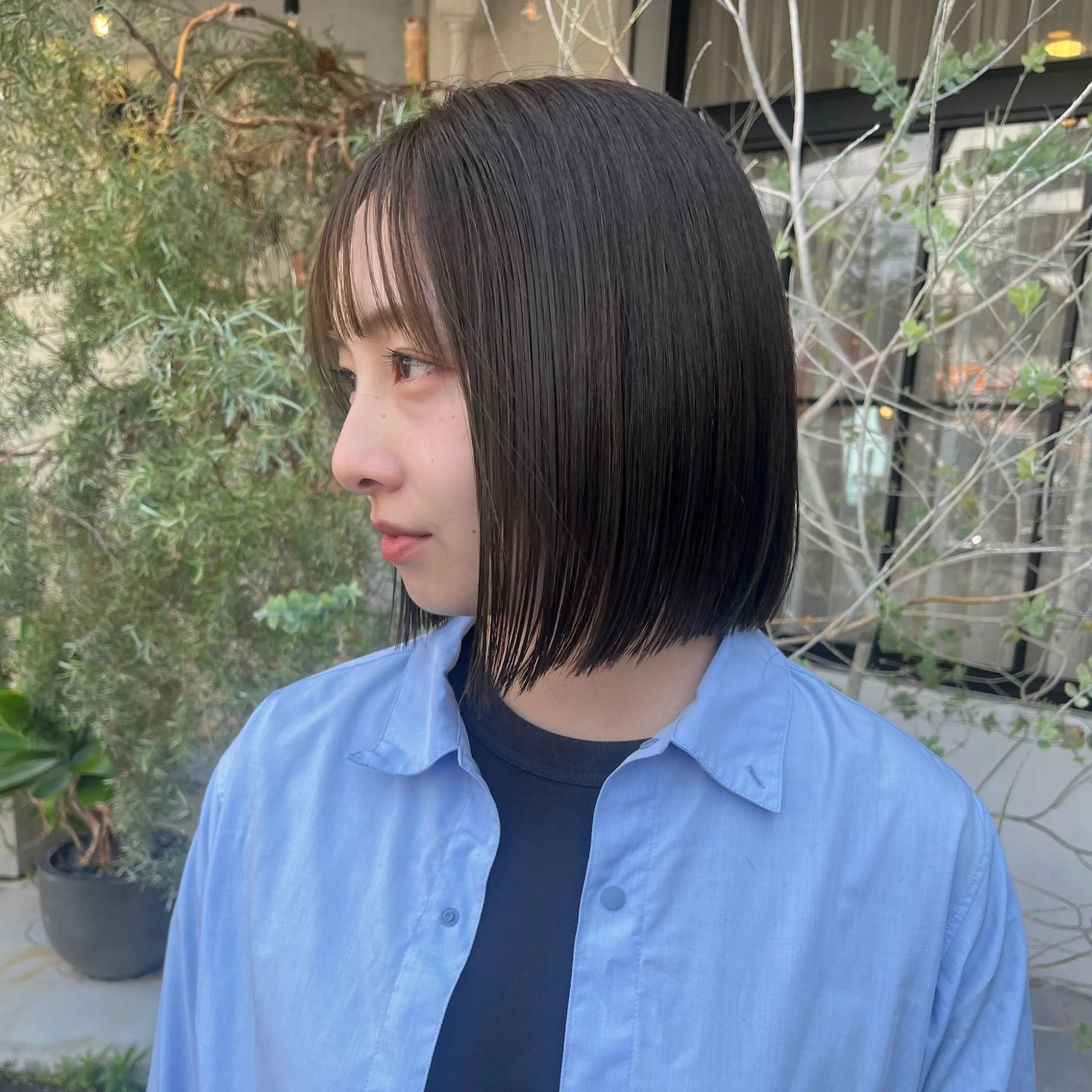 ミディアム 縮毛矯正 大阪和泉市/ Minori💚のヘアスタイル