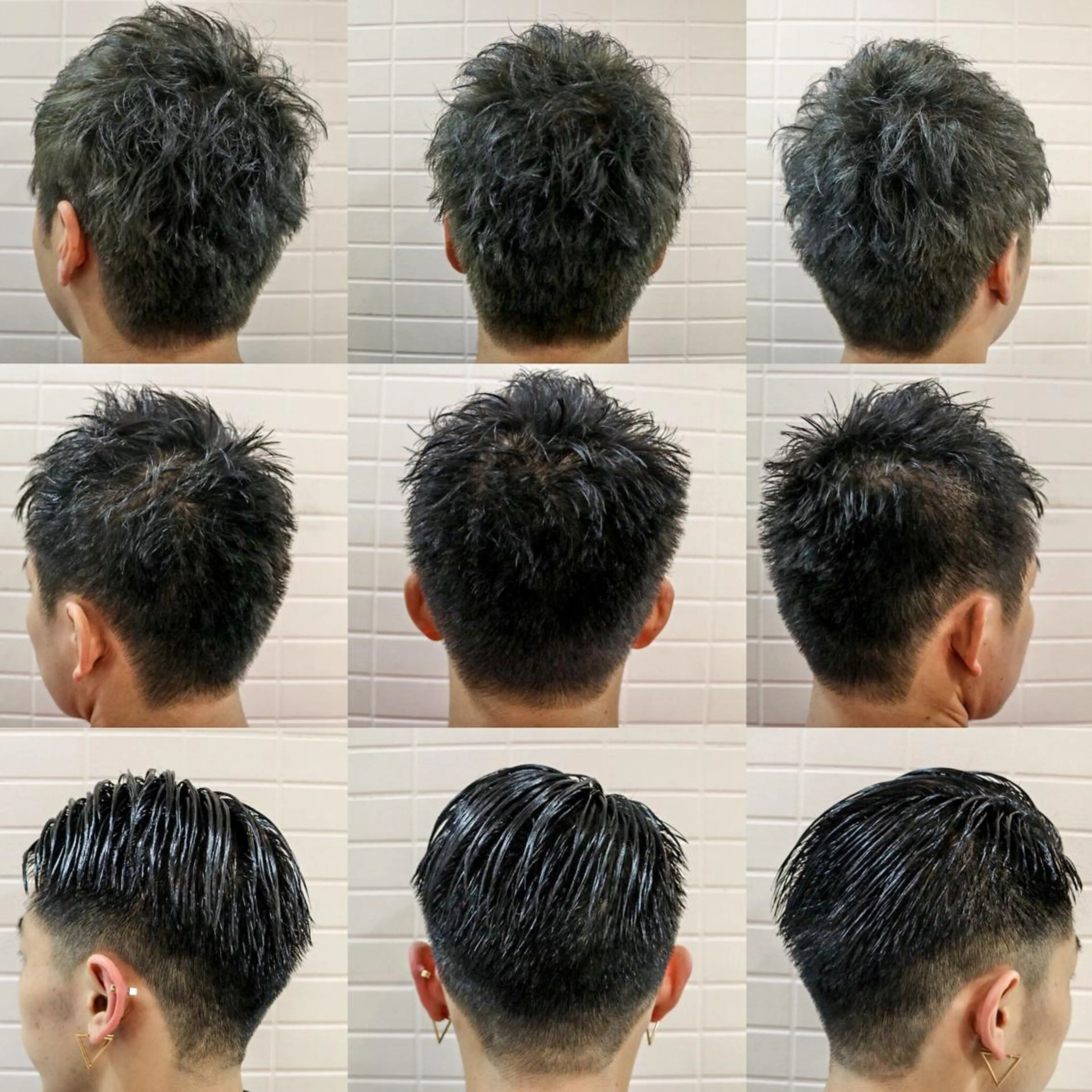 ショート カラー パーマ メンズ カット パーマ トリートメント ヘアセット ⭐️口コミ5.0⭐️ 当日予約可能👌🏼のヘアスタイル