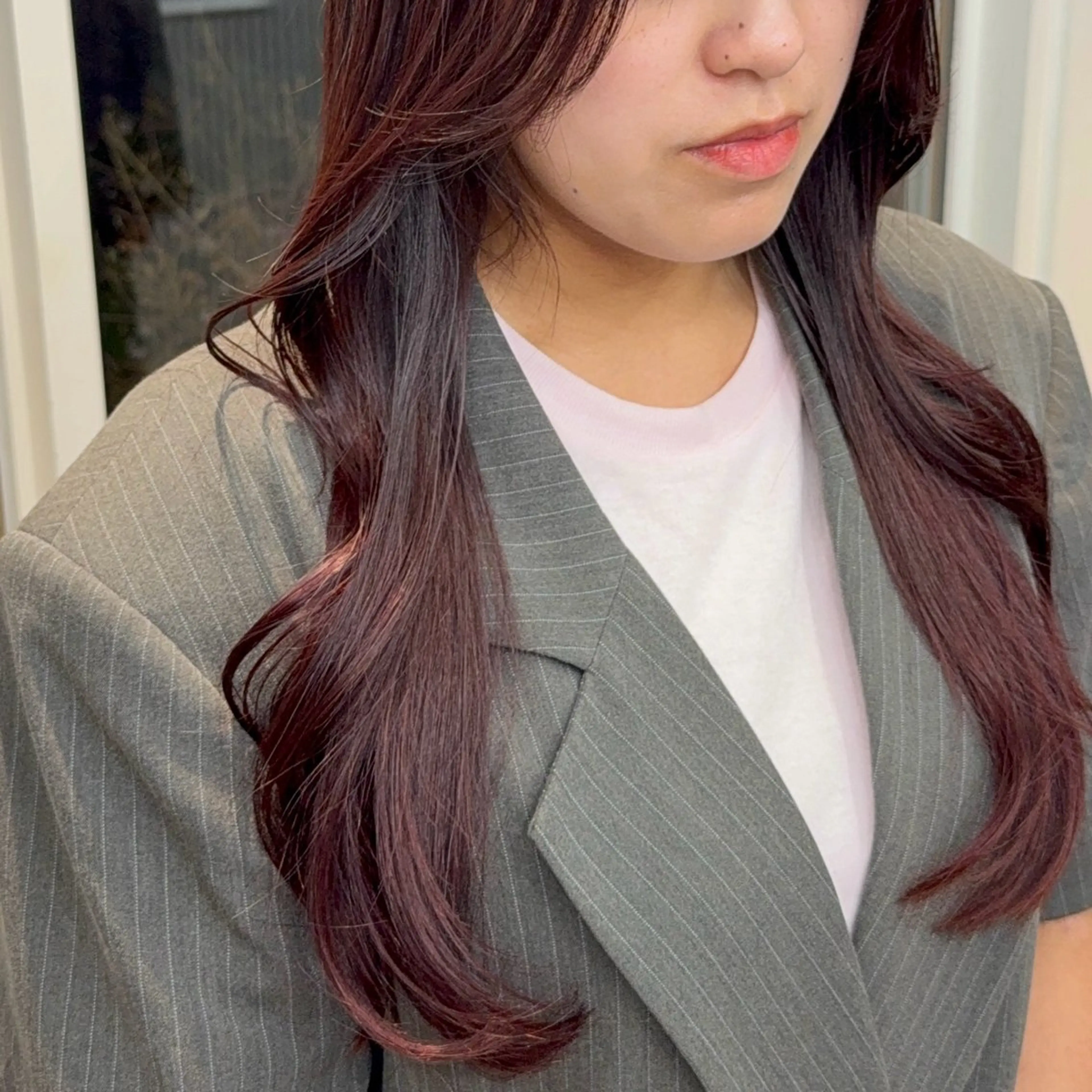 ロング カラー ヘアカラー Lomalia もえかのヘアスタイル