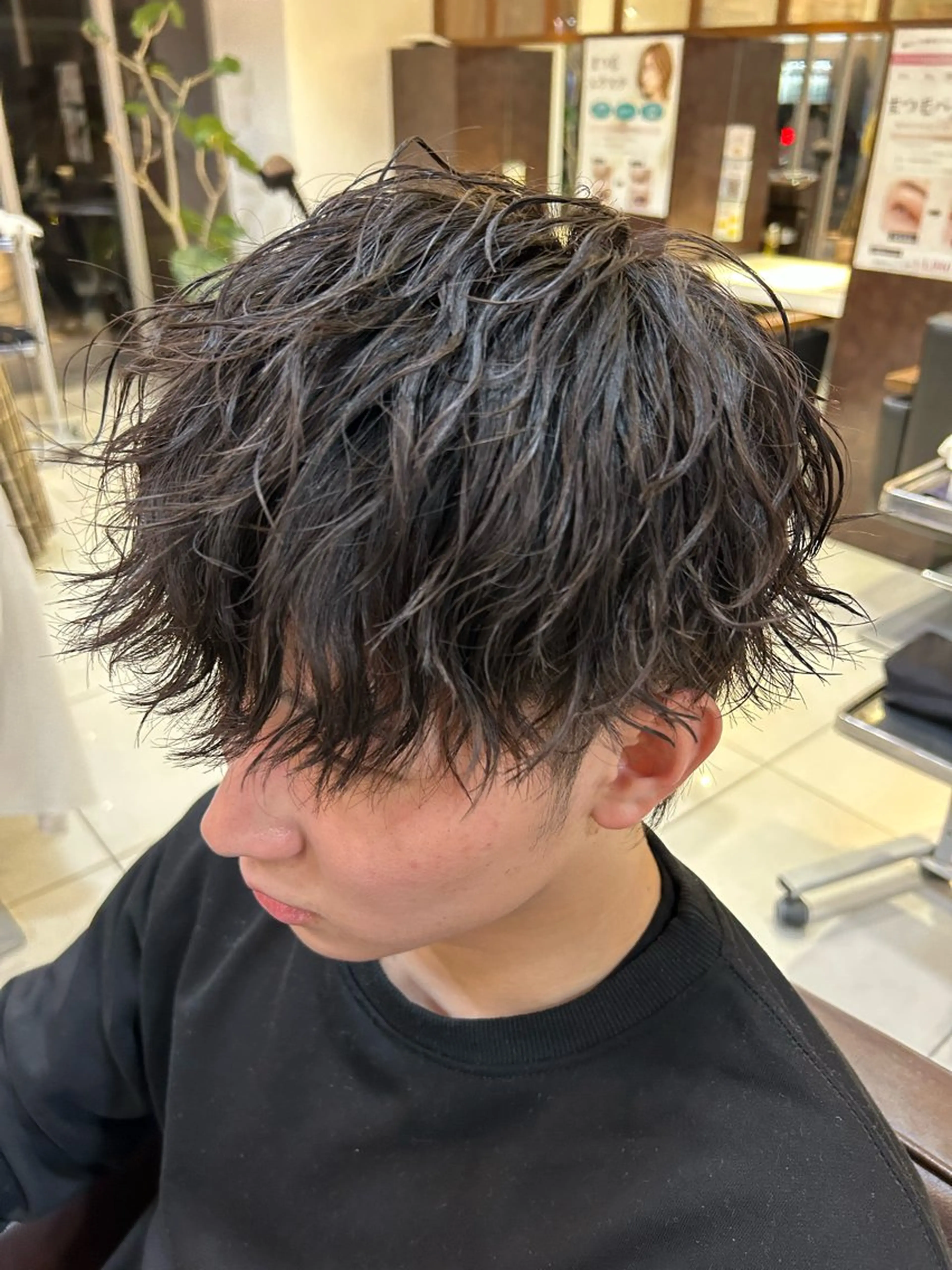 ショート パーマ メンズパーマ 稲葉のヘアスタイル