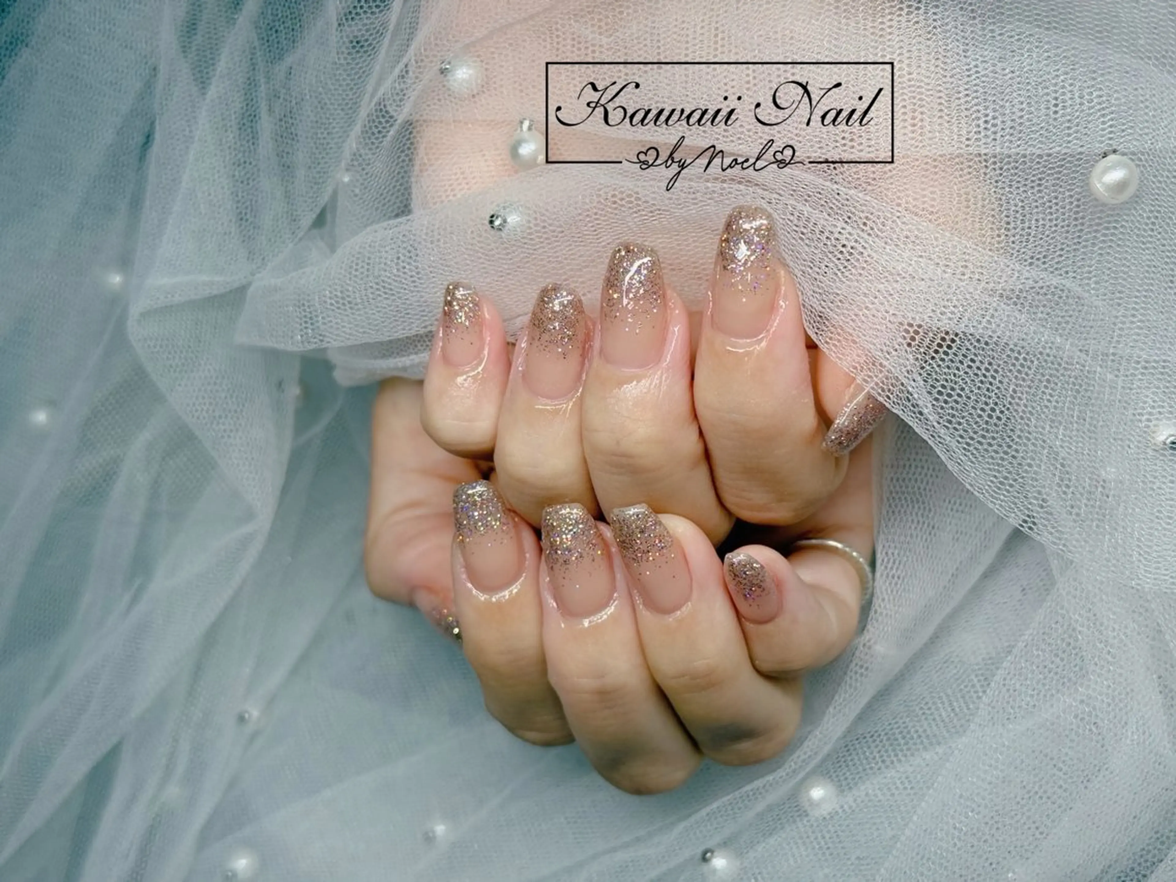 ネイル アートネイル フットネイル フレンチネイル ジェルネイル 韓国ネイル ハンドネイル フットネイル ハンドケア Kawaii Nail Salon所属・Kawaii-jp Tomisatoのネイルデザイン