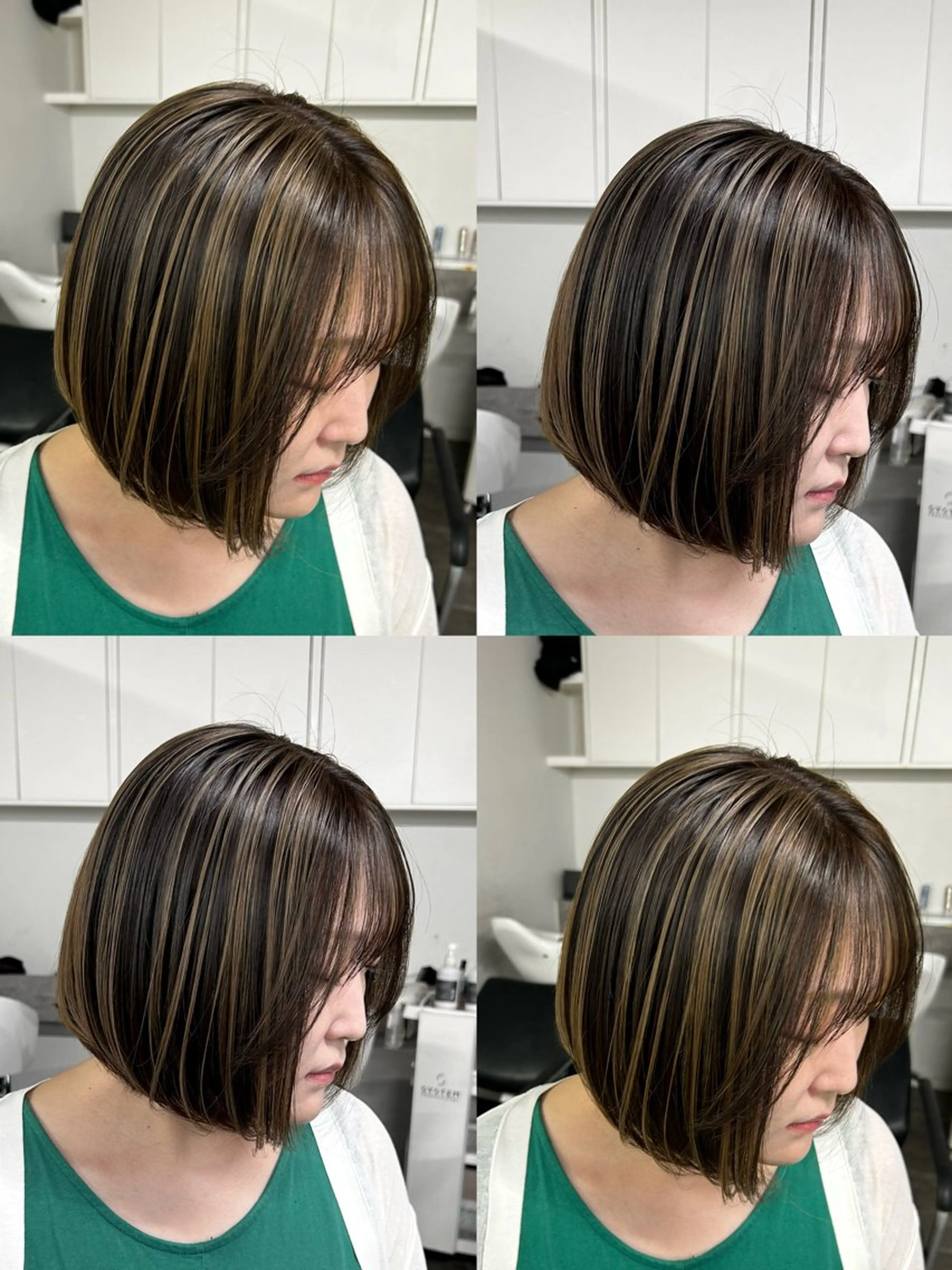 ミディアム ハイライト 🫧うる艶color 🩵綾🌙のヘアスタイル