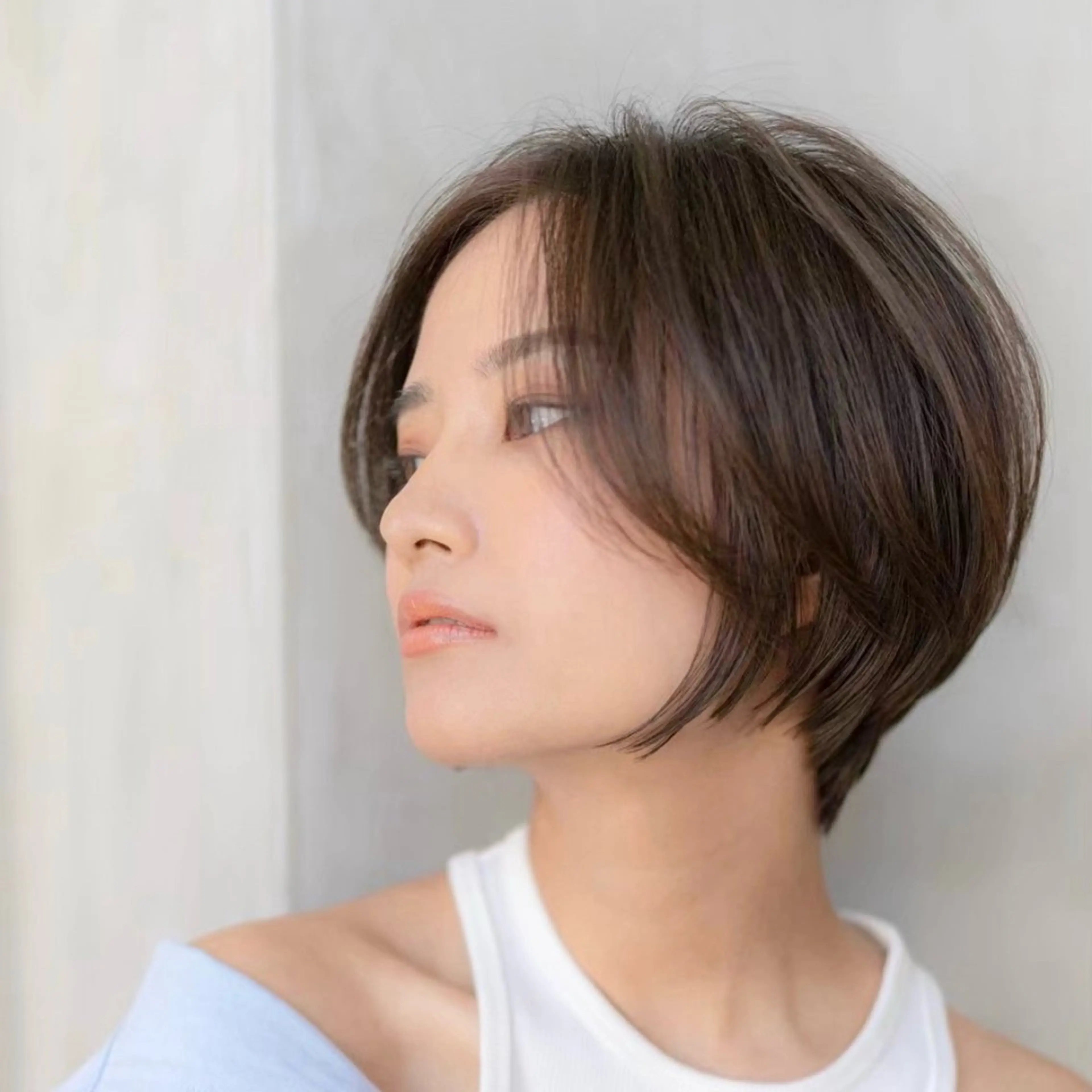 ショート カラー カット ヘアカラー トリートメント 渋谷ボブ/ショート 特化田中航平のヘアスタイル