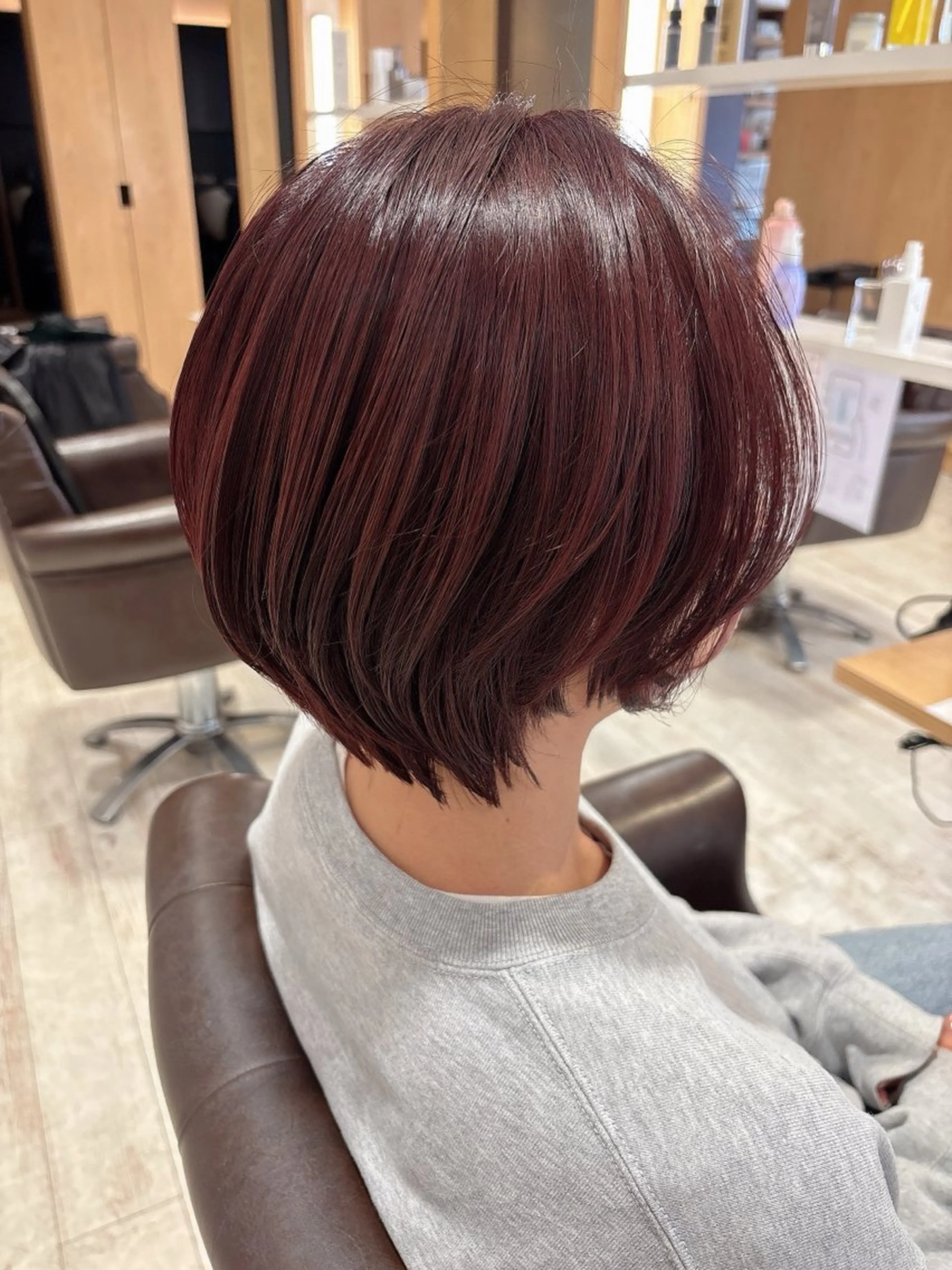 ショート ショートヘア カット ヘアカラー 安藤 ひなたのヘアスタイル