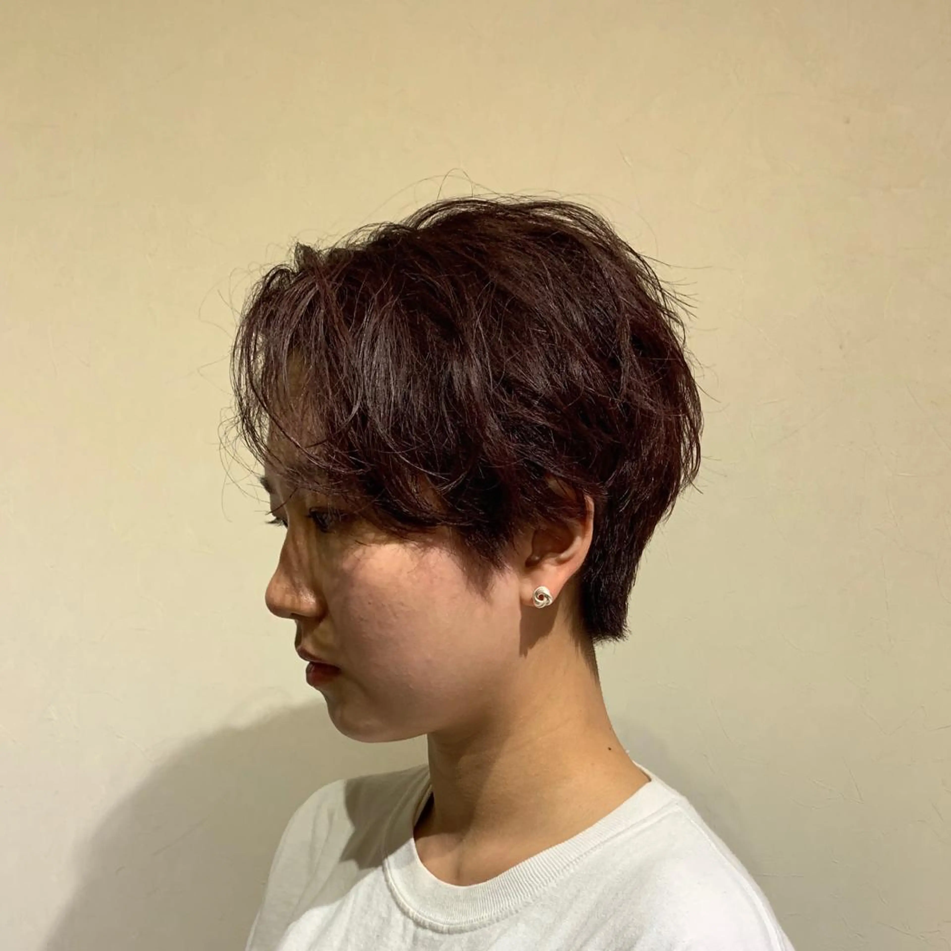 ショート カラー カット トリートメント パーマ/透明感カラー /ボブ/吉田一生のヘアスタイル