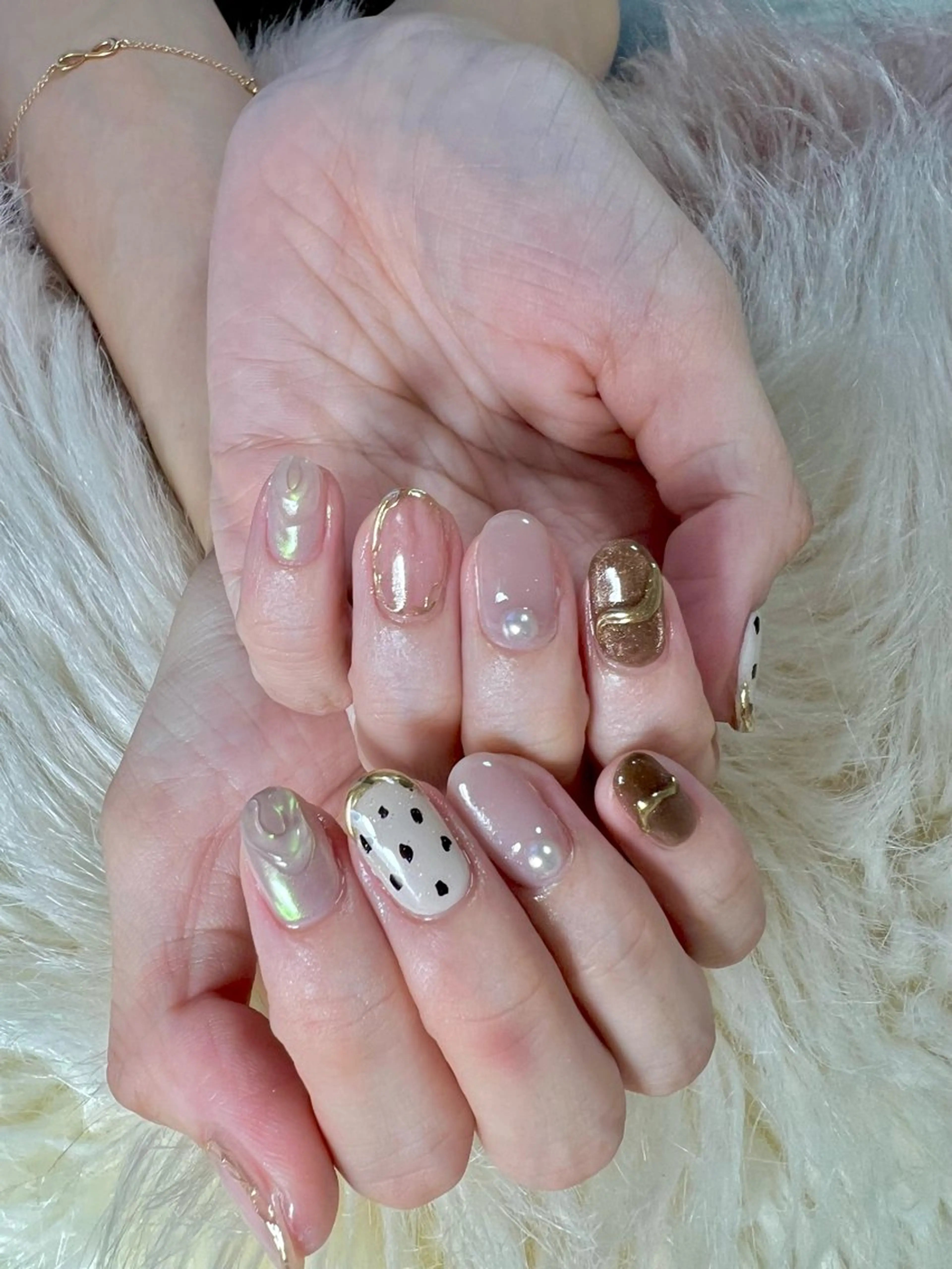 ネイル ジェルネイル ガーリー 持ち込み ニュアンスネイル パラジェル flowers nailのネイルデザイン