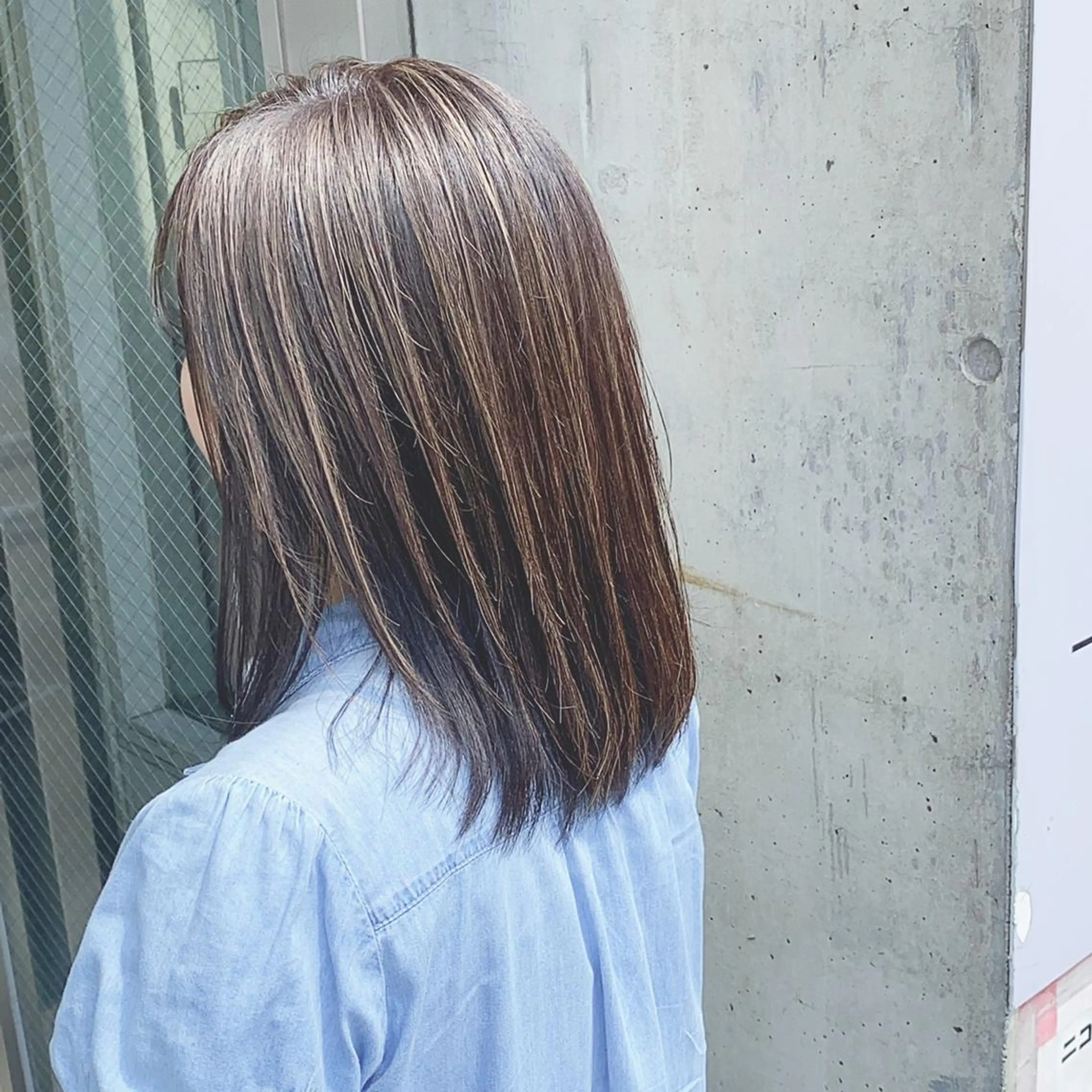 ミディアム ハイライト 片桐 大介のヘアスタイル
