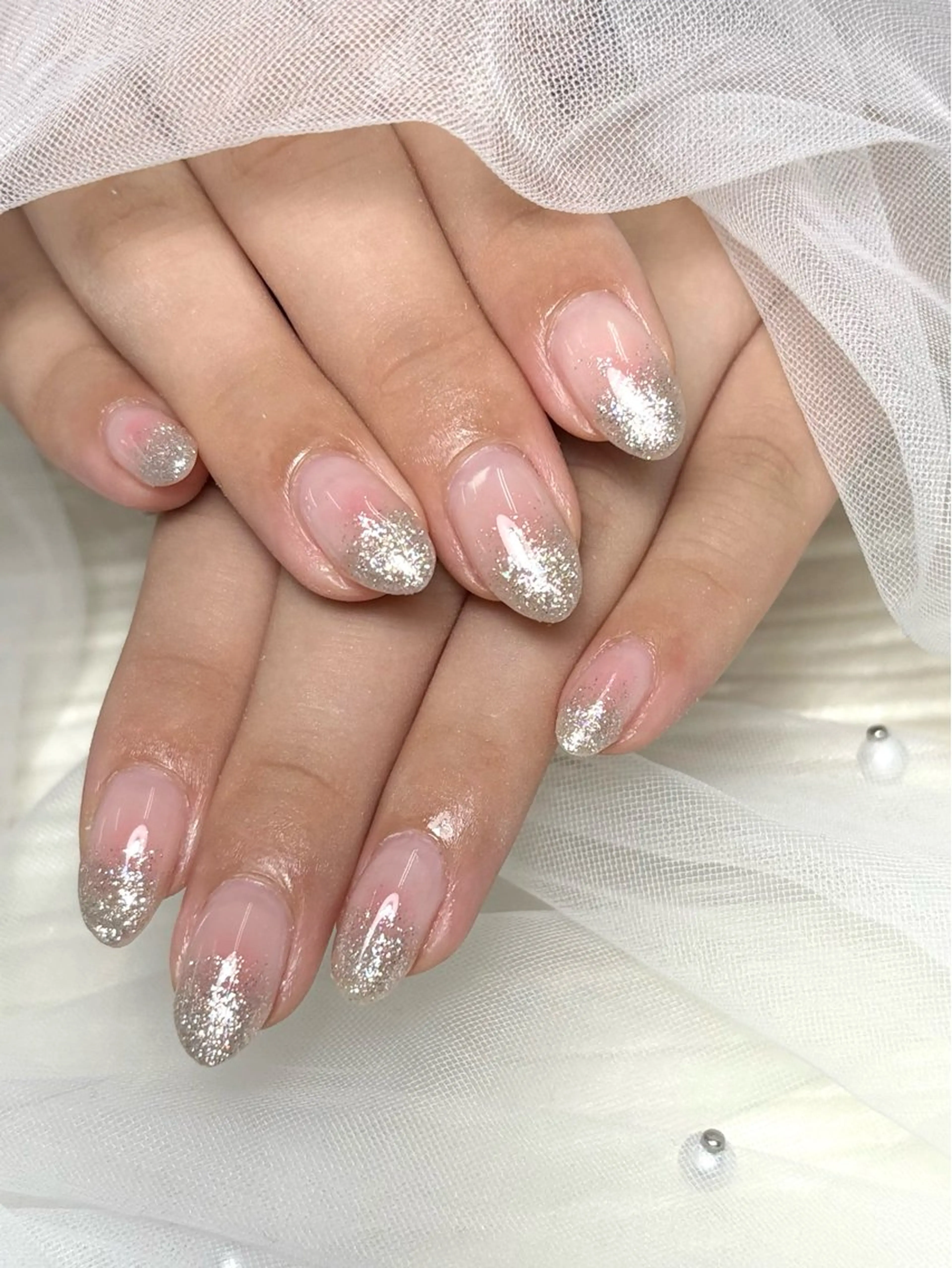 【ケア・オフ込】ワンホンチークネイル💗の写真