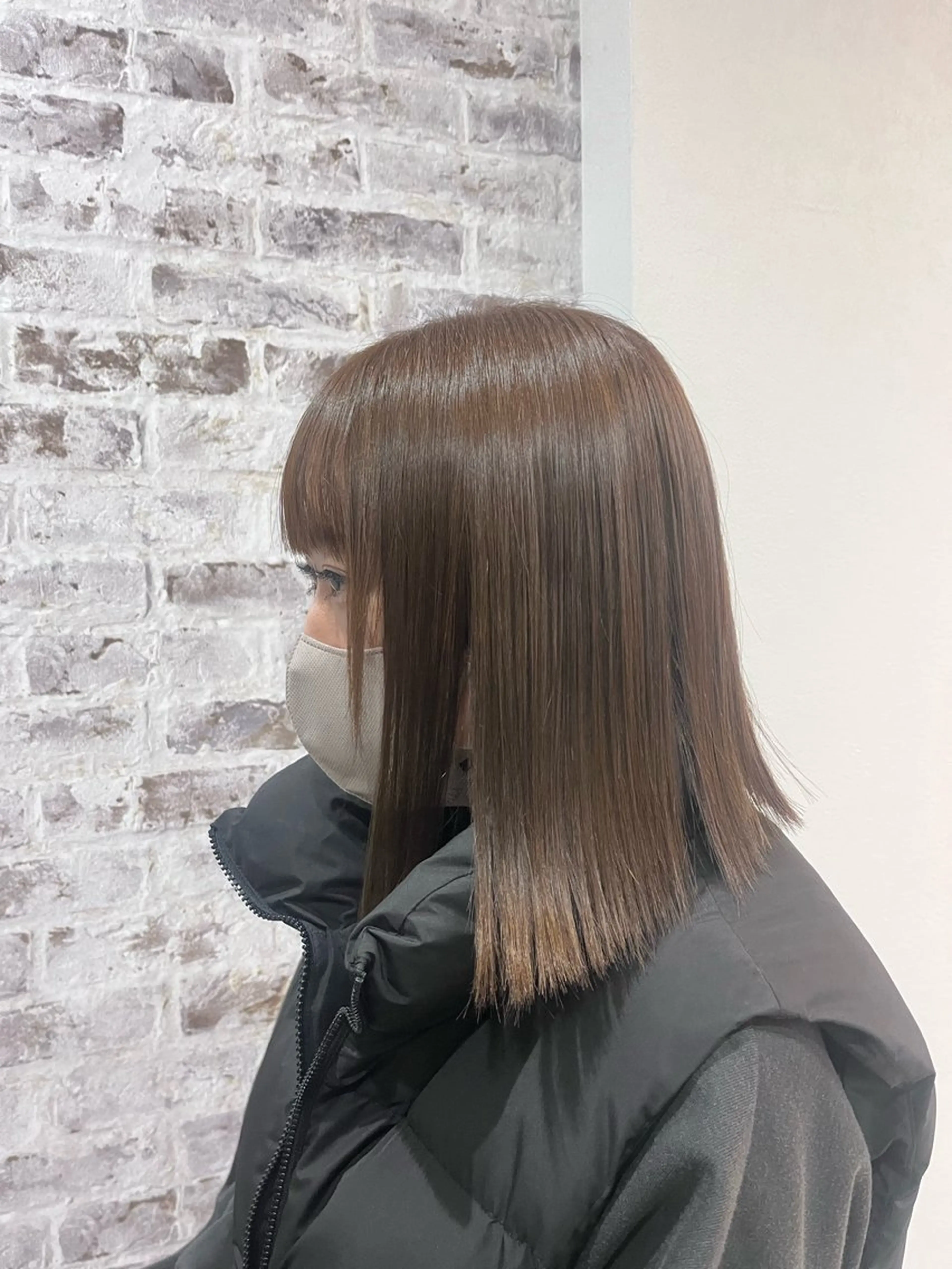 ミディアム アッシュ ヘアカラー トリートメント yuuka charmのヘアスタイル