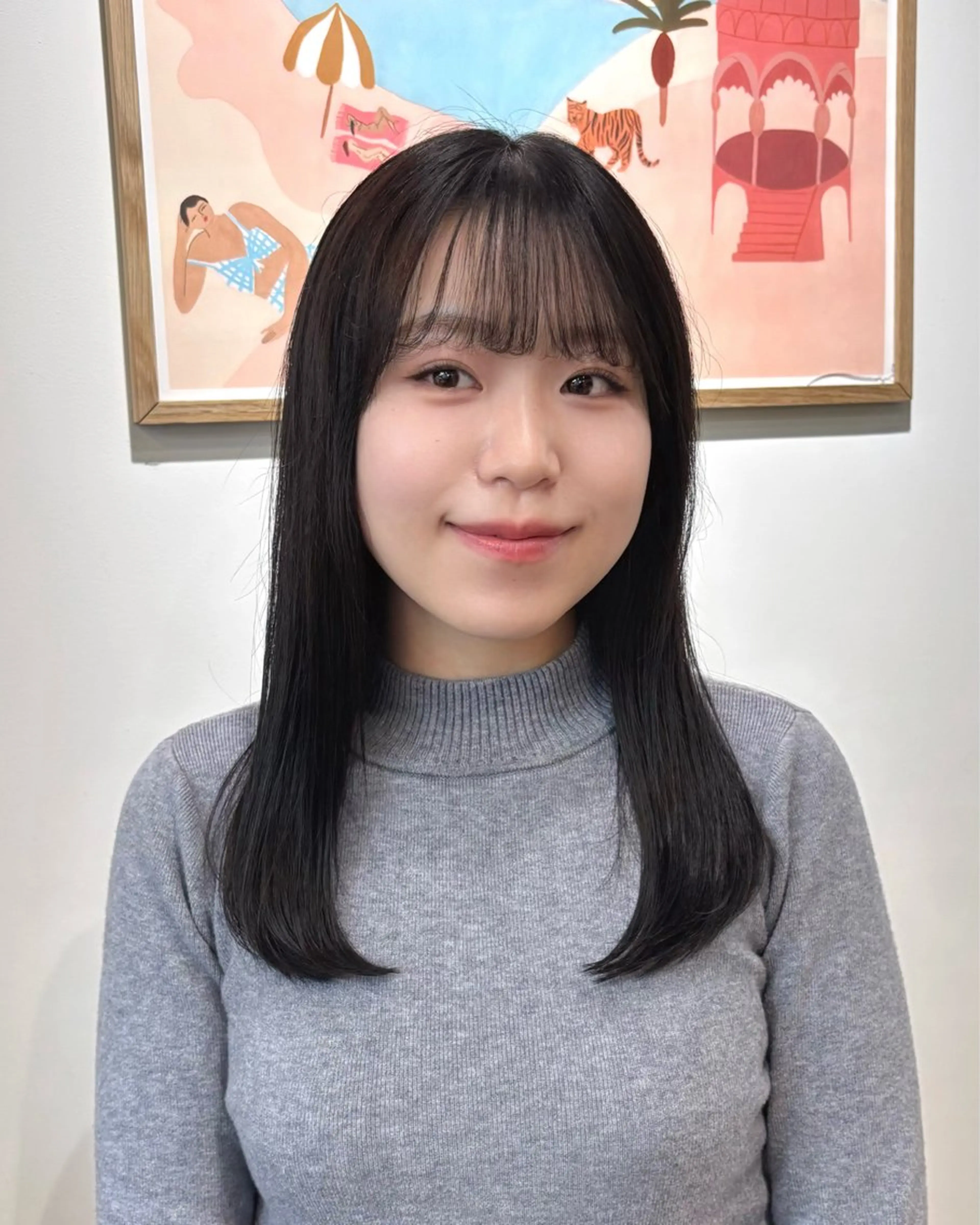 カラー ヘアカラー トリートメント ヘッドスパ ☑️aiko【艶 カラー・ショート募】のヘアスタイル