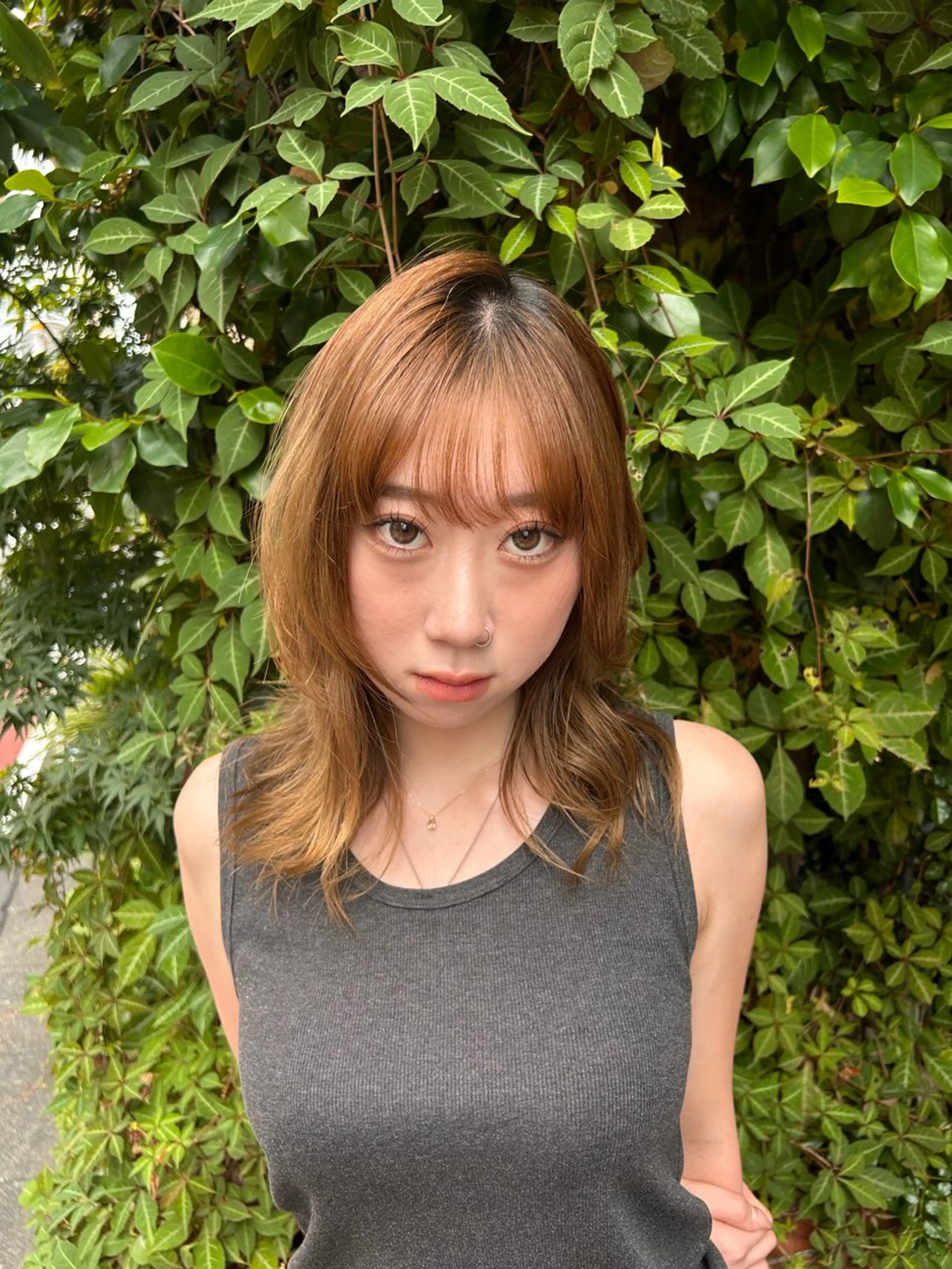 ロング ヘアアレンジ 透明感カラー/艶髪/ 似合わせカラーのヘアスタイル