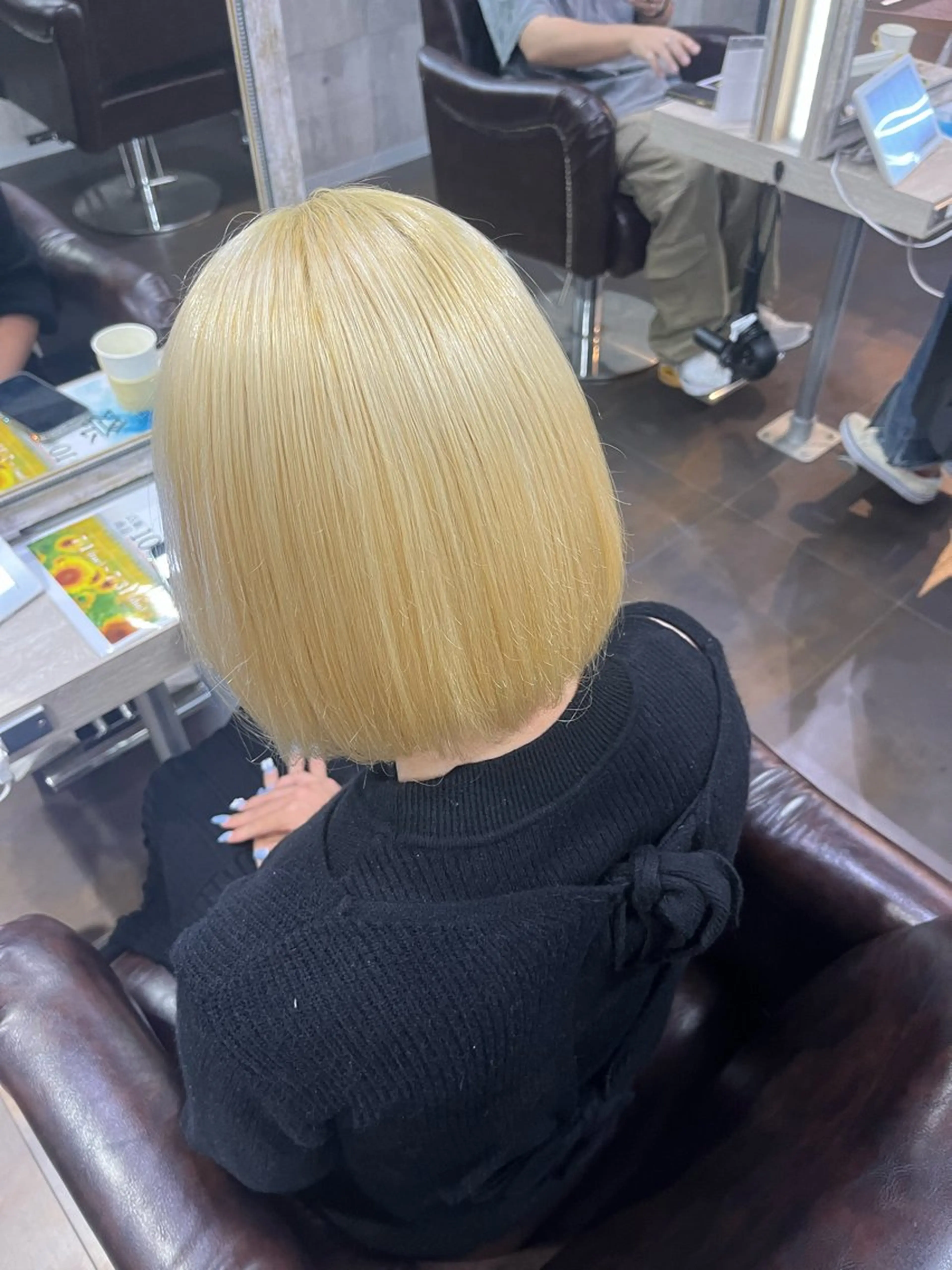 ミディアム 大内 瑠花のヘアスタイル