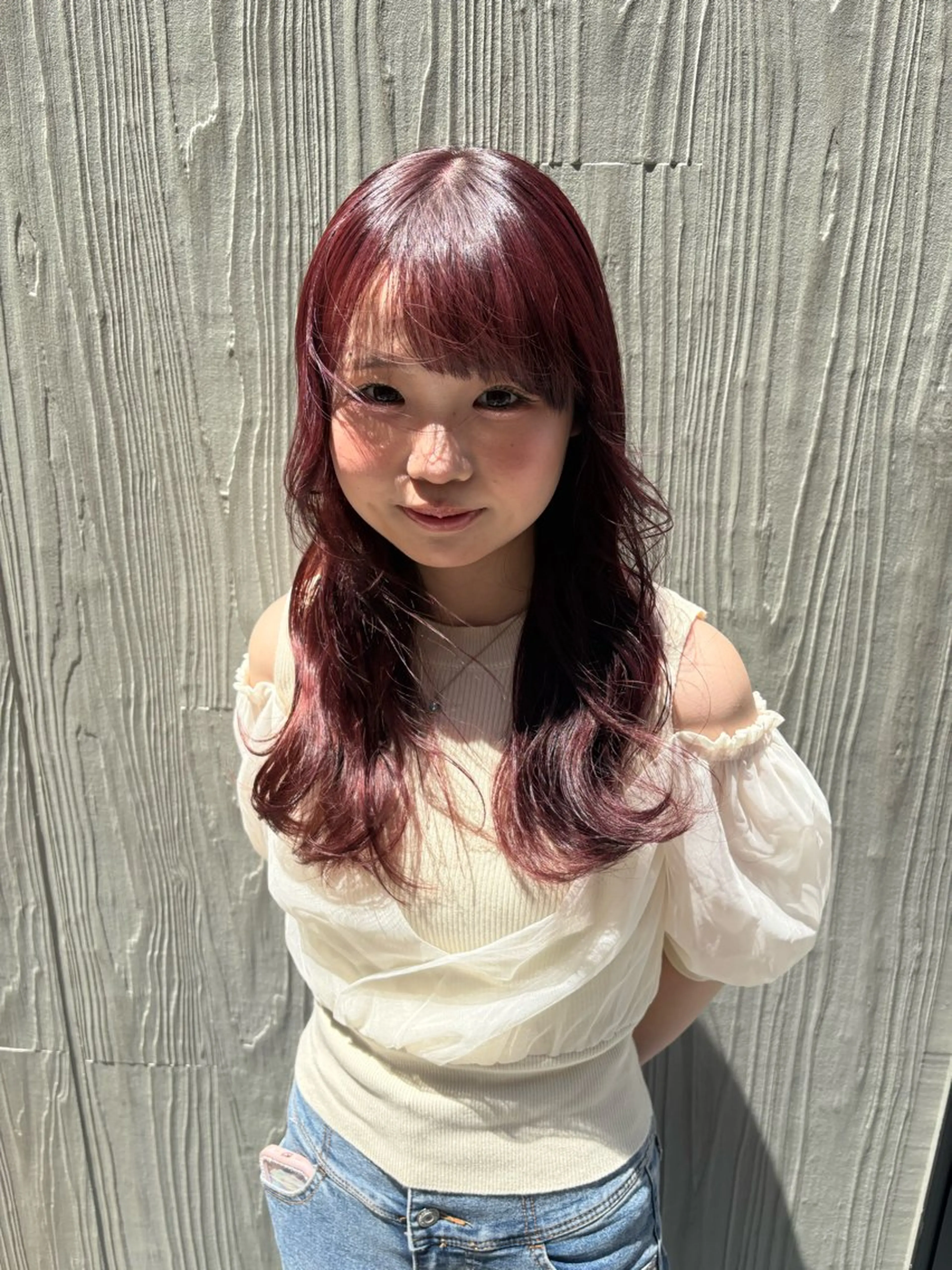 カラー ヘアカラー 🎀暖色カラー 西川芽依🎀のヘアスタイル