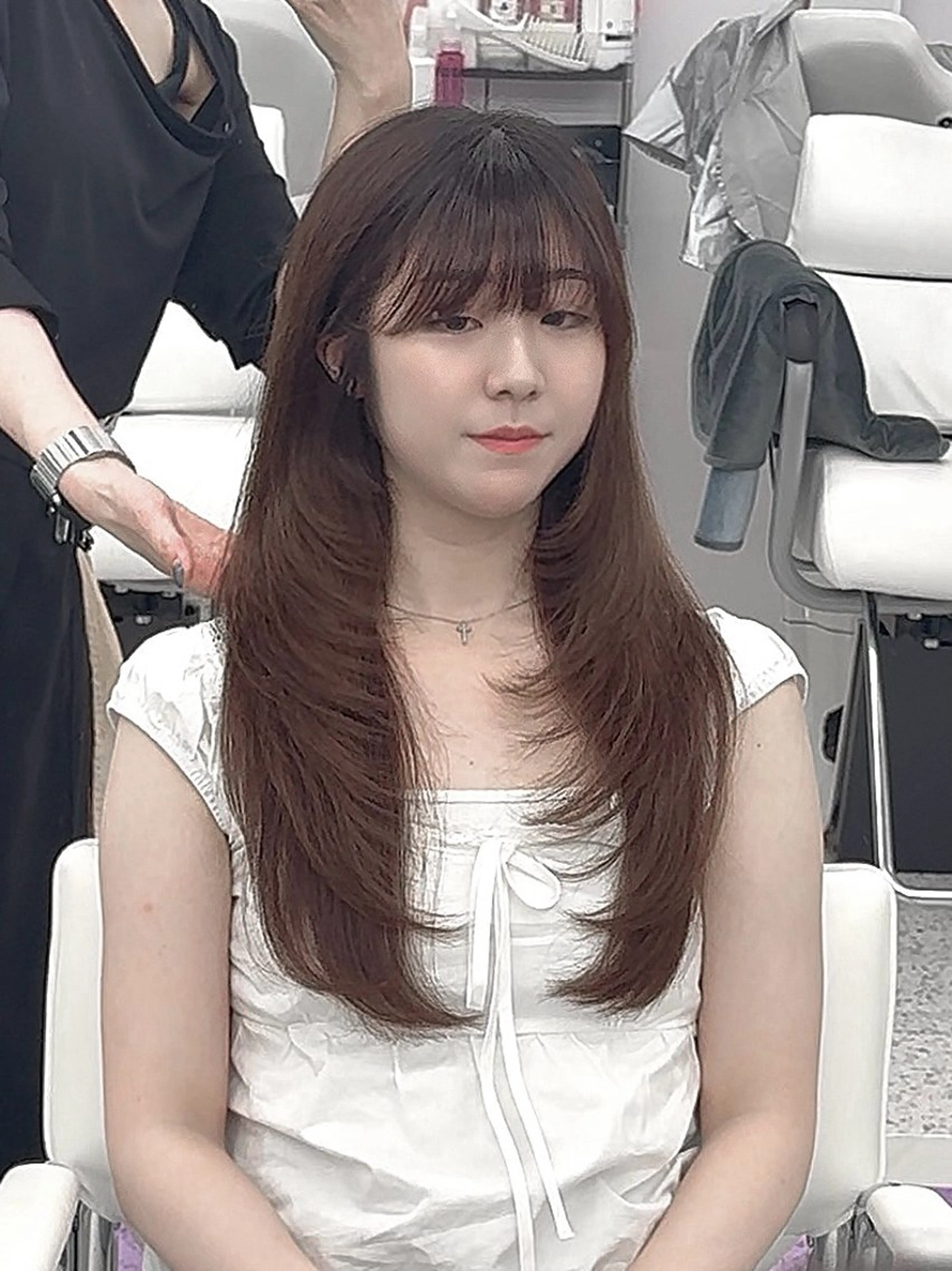 🇰🇷韓国レイヤーカット+AujuaTr💇🏻‍♀️【ザクザクレイヤー🇰🇷ハッシュ🐺プレミアムTr✨】の写真