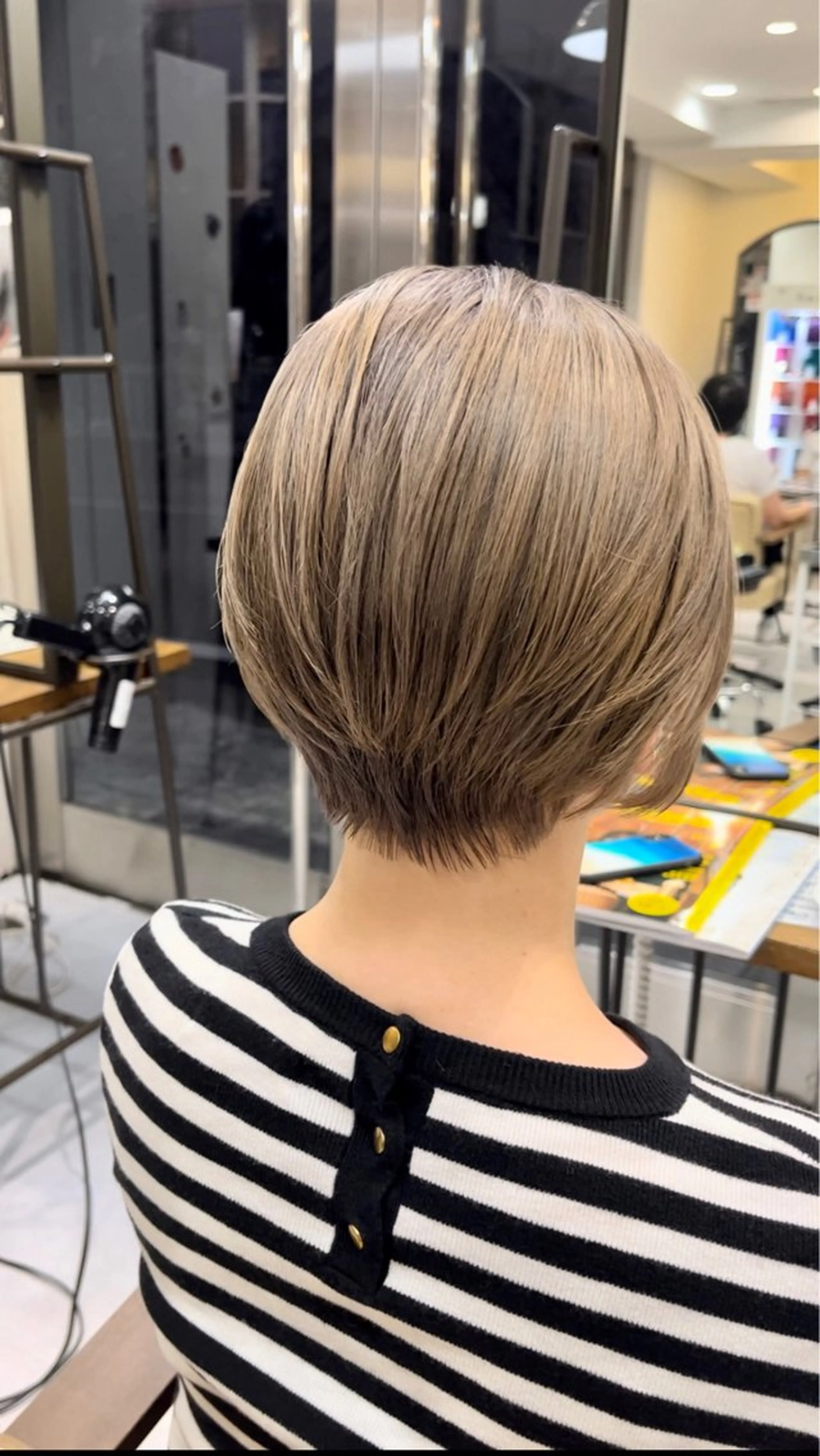 ショート 縮毛矯正/髪質改善 斉藤春のヘアスタイル