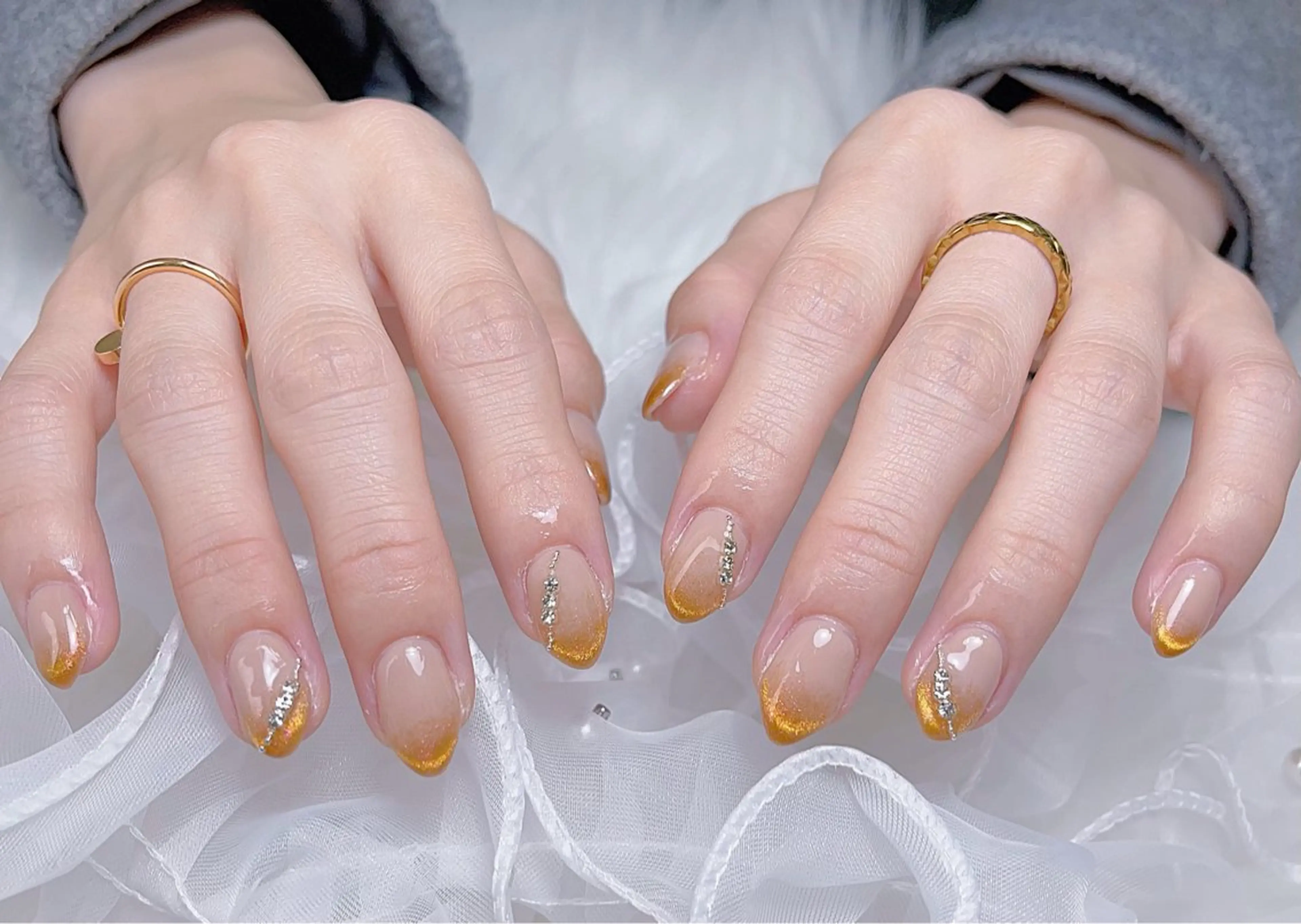 ネイル ハンドネイル 🦋y y Nail 🤍のネイルデザイン